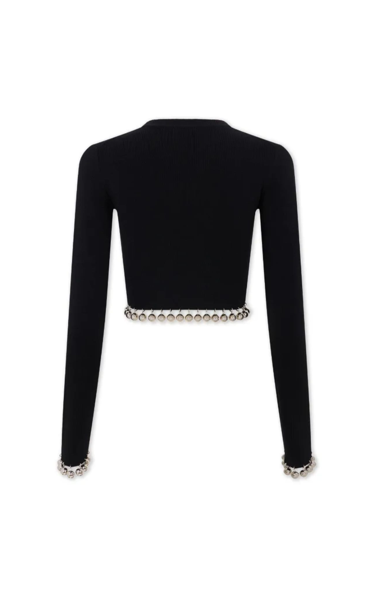 Rabanne Black top with embellishments La Vallée Village
