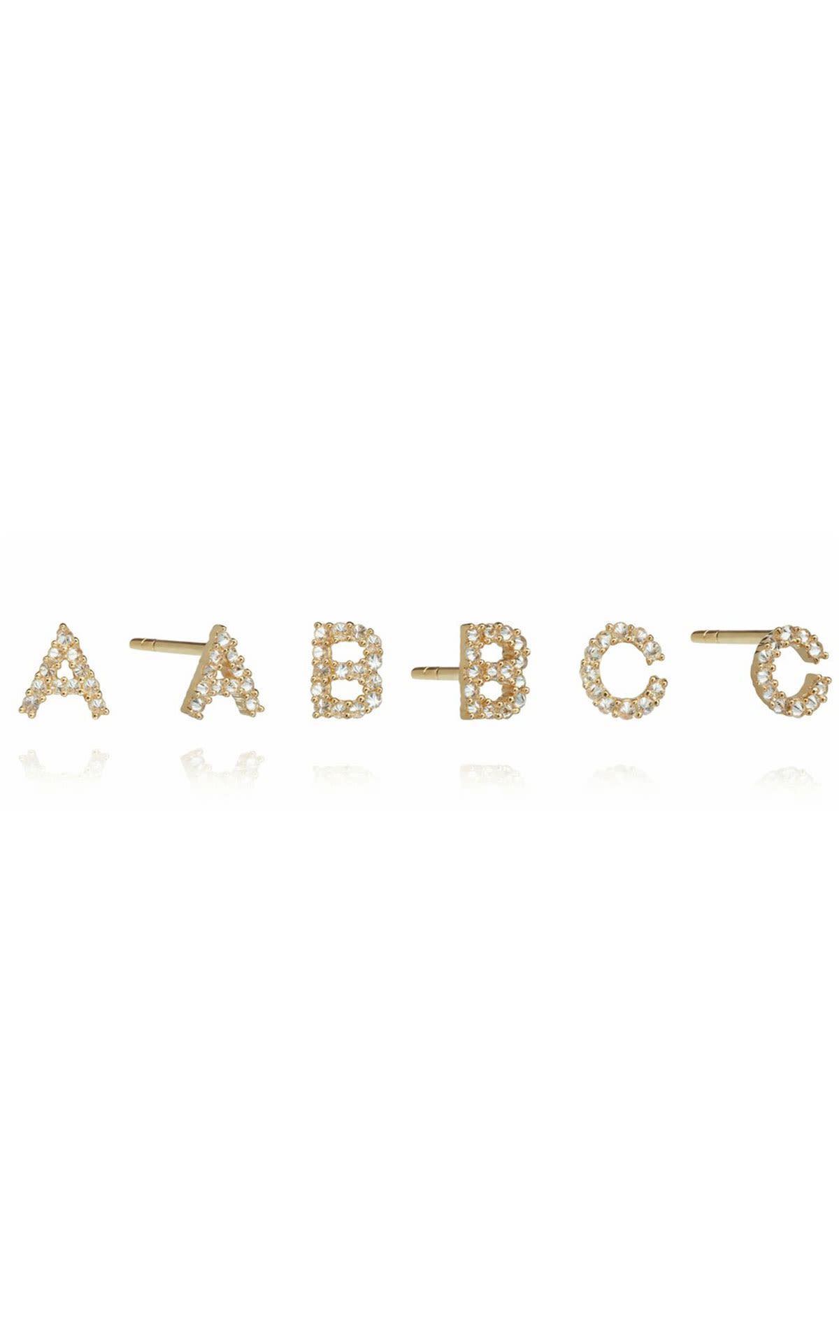 Annoushka Initial earrings single stud from Bicester Village