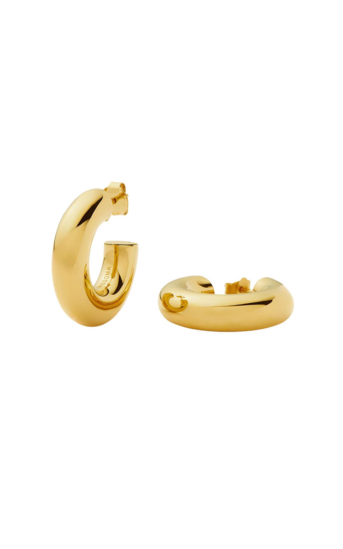 Missoma Dome Medium Hoop Earrings from Bicester Village