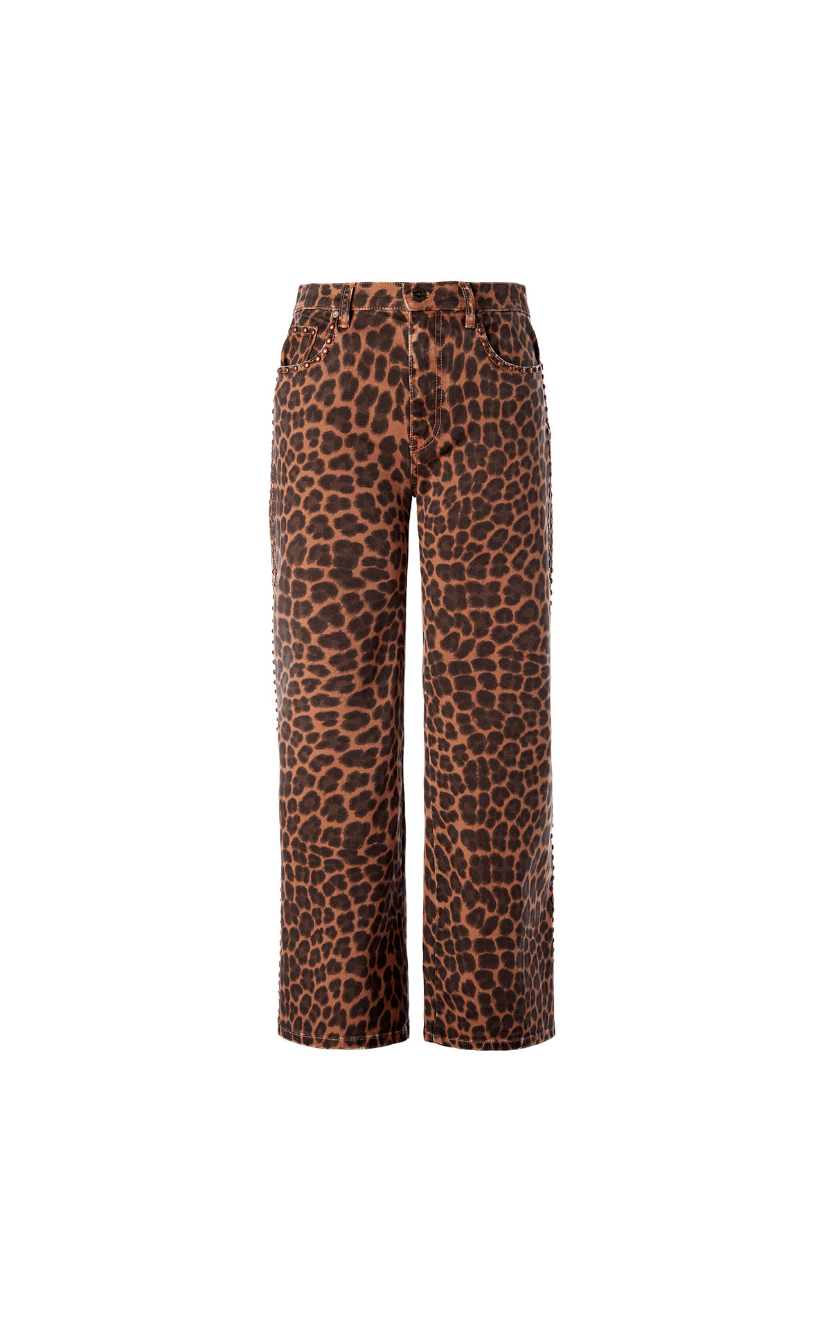 Parosh Leopard print trousers