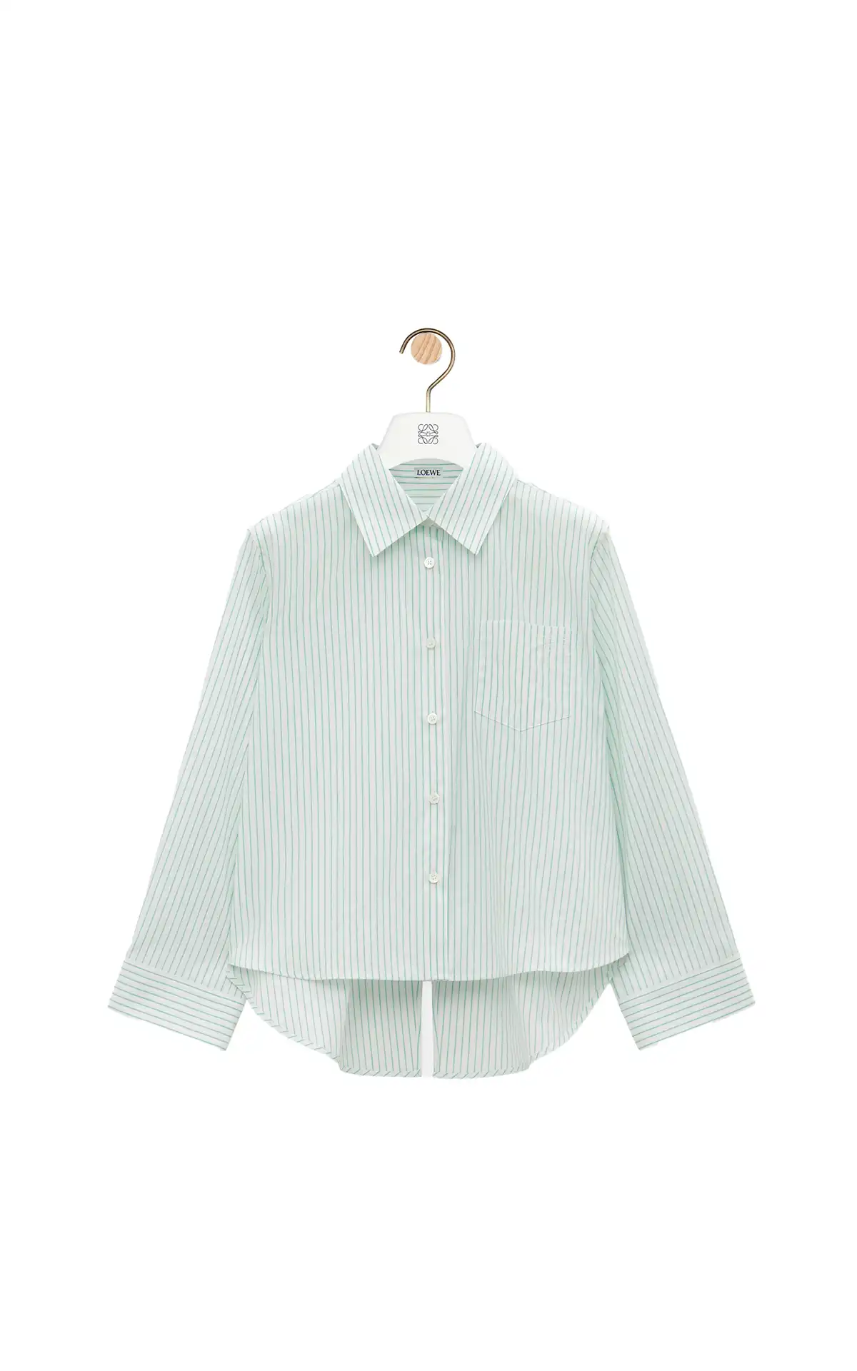 LOEWE Chemise trapèze rayée à motif anagramme La Vallée Village