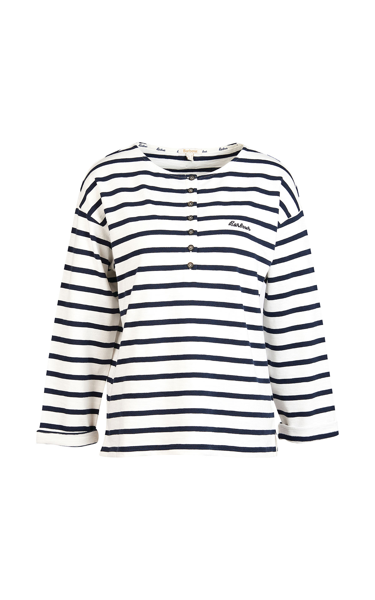 Barbour Ladies Barbour lunan top navy stripe from Bicester Village