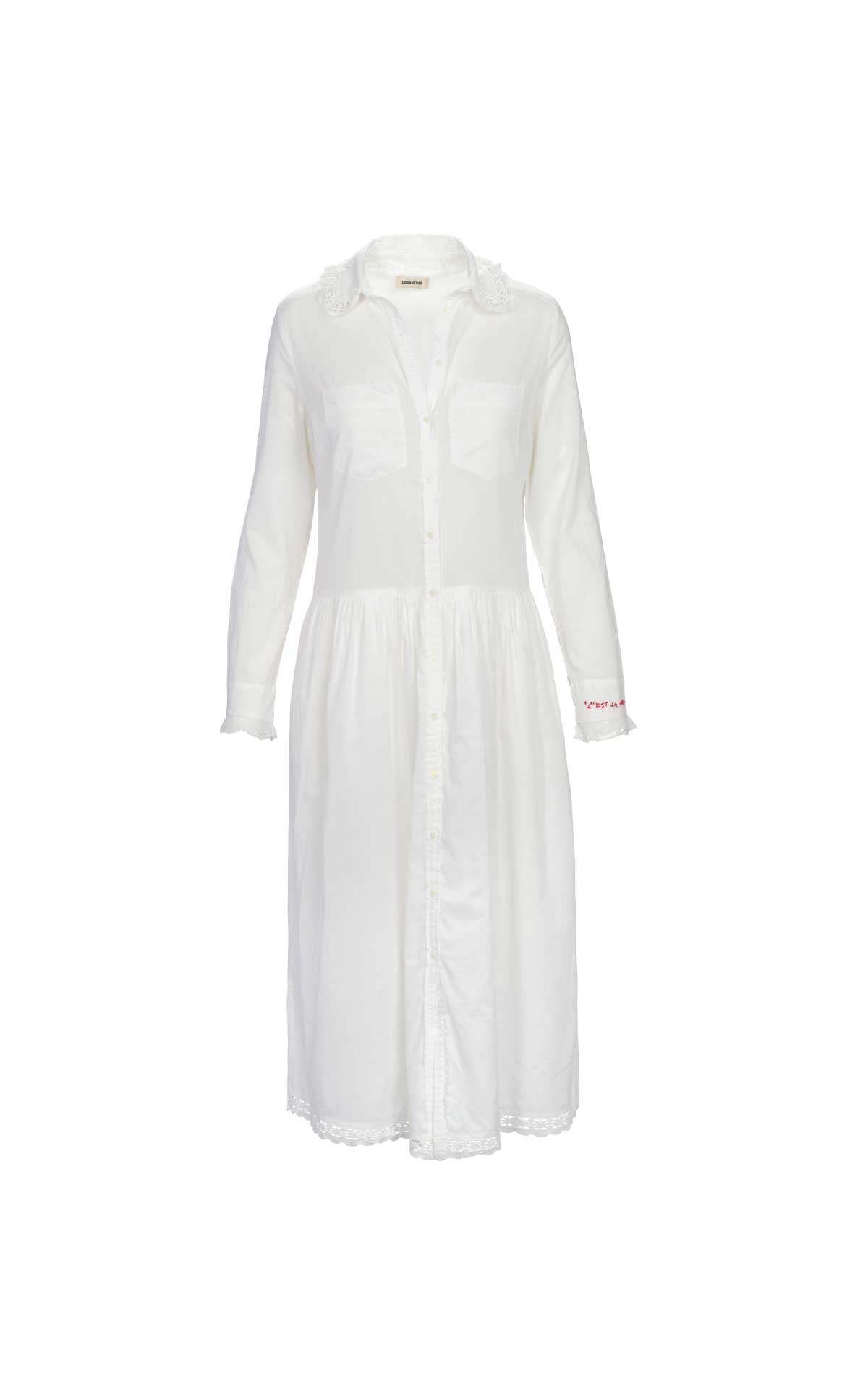 Long white dress Zadig & Voltaire