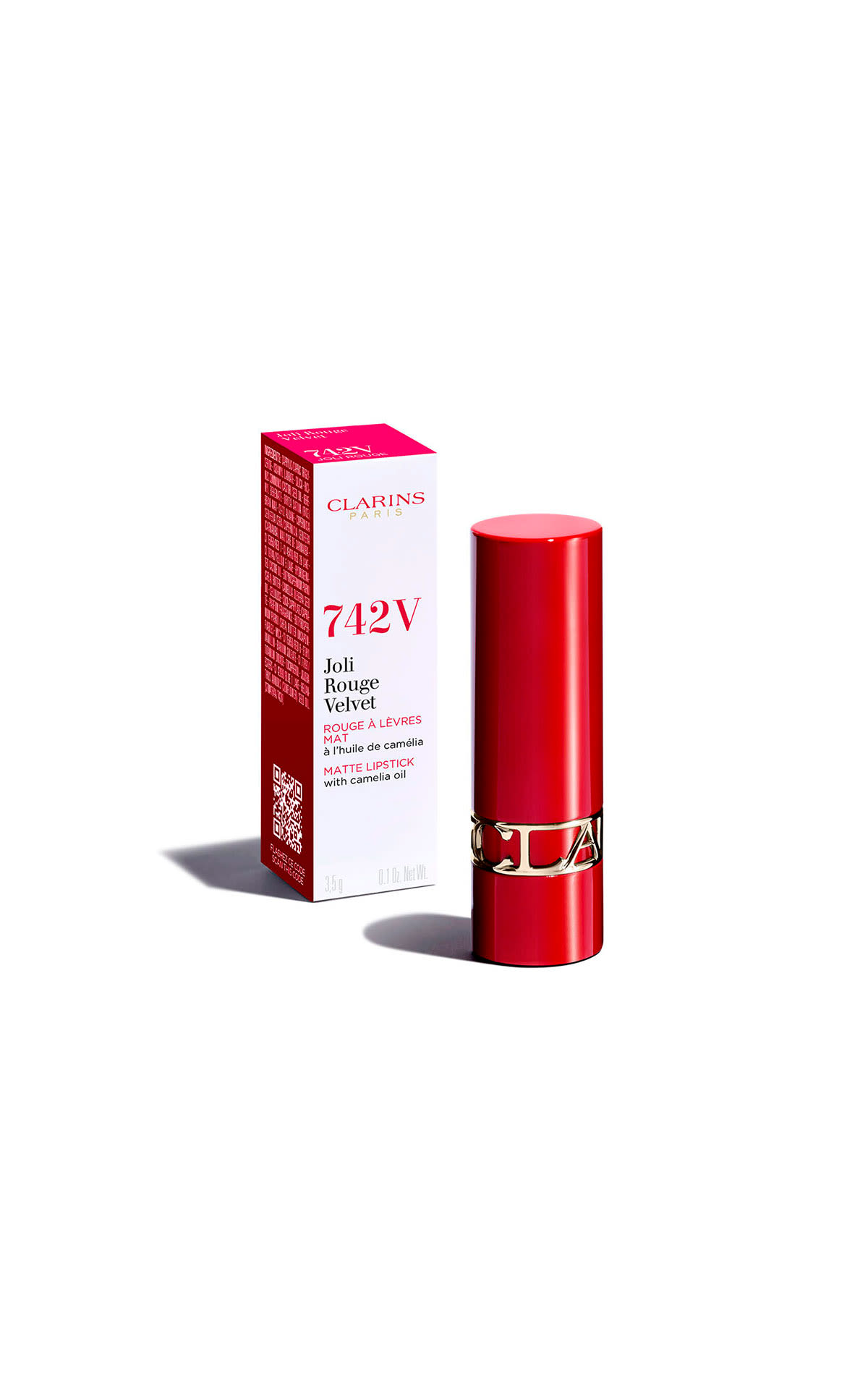 Velvet Red Matte Lipstick Clarins
