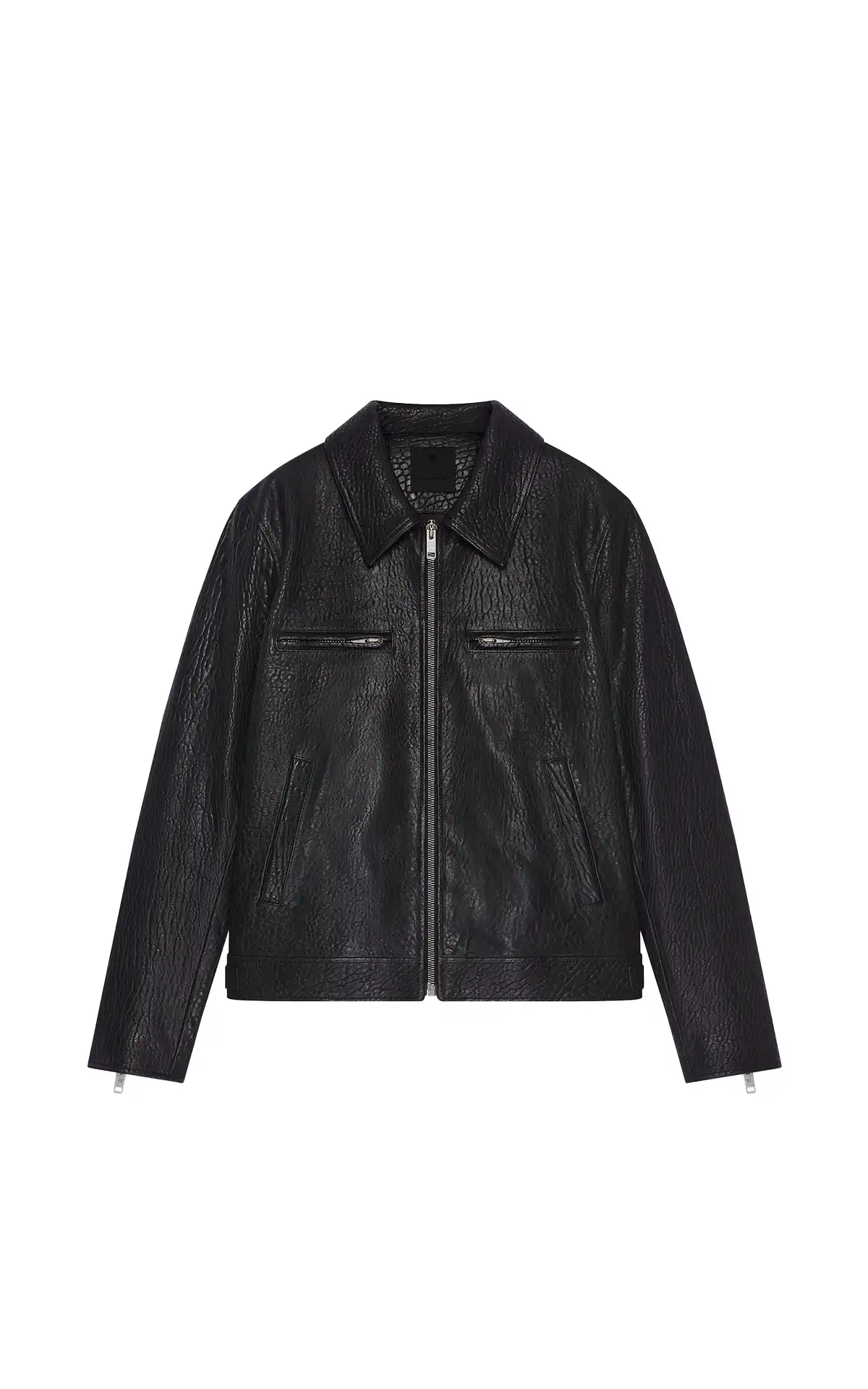 Givenchy Leather jacket with zip pockets La Vallée Village