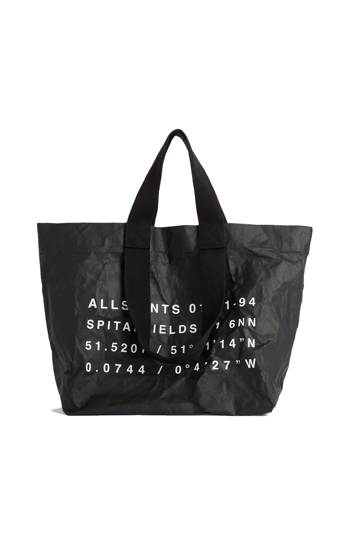 AllSaints Acari paper tote from Bicester Village
