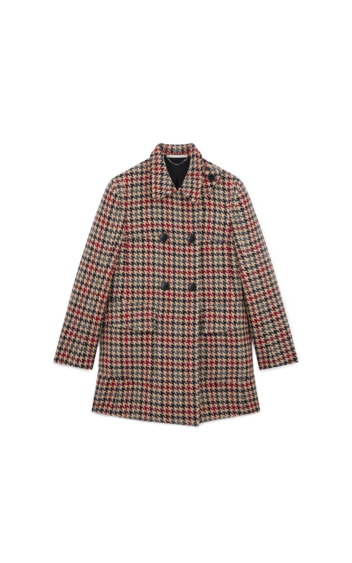 Stella McCartney Double-breasted checked coat