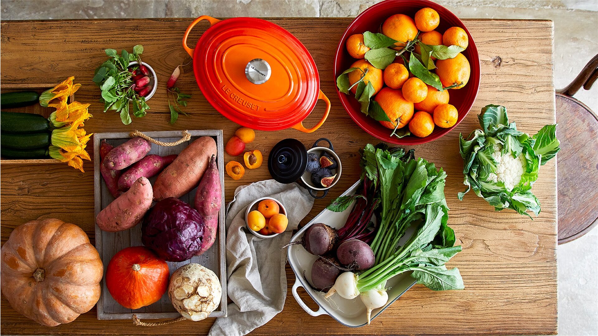 Le Creuset cocottes