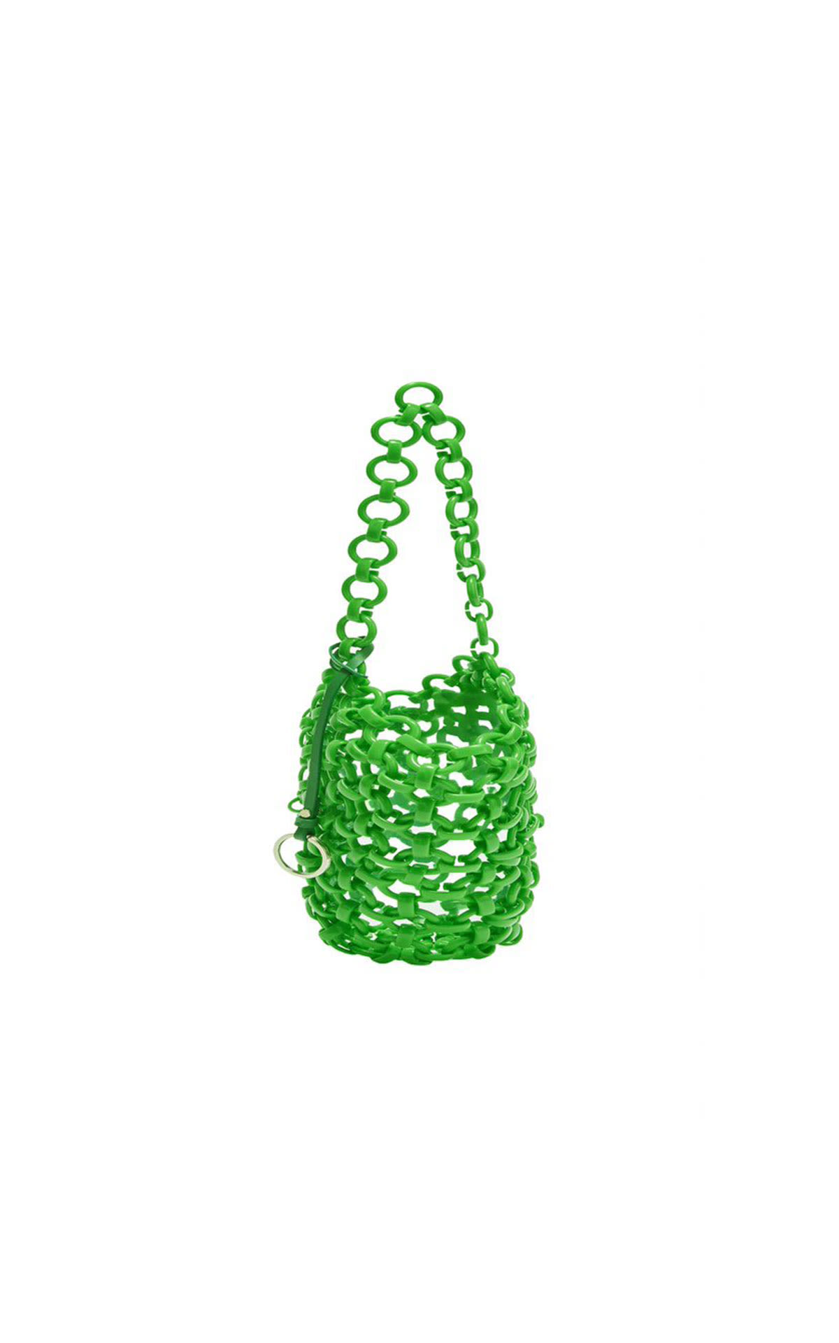 JIL SANDER Green link bag from Bicester Village