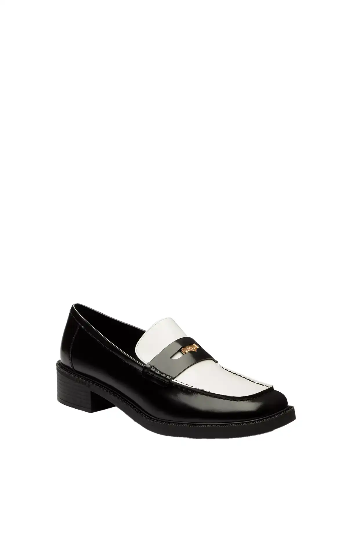 Coach black Square-toe loafers La Vallée Village