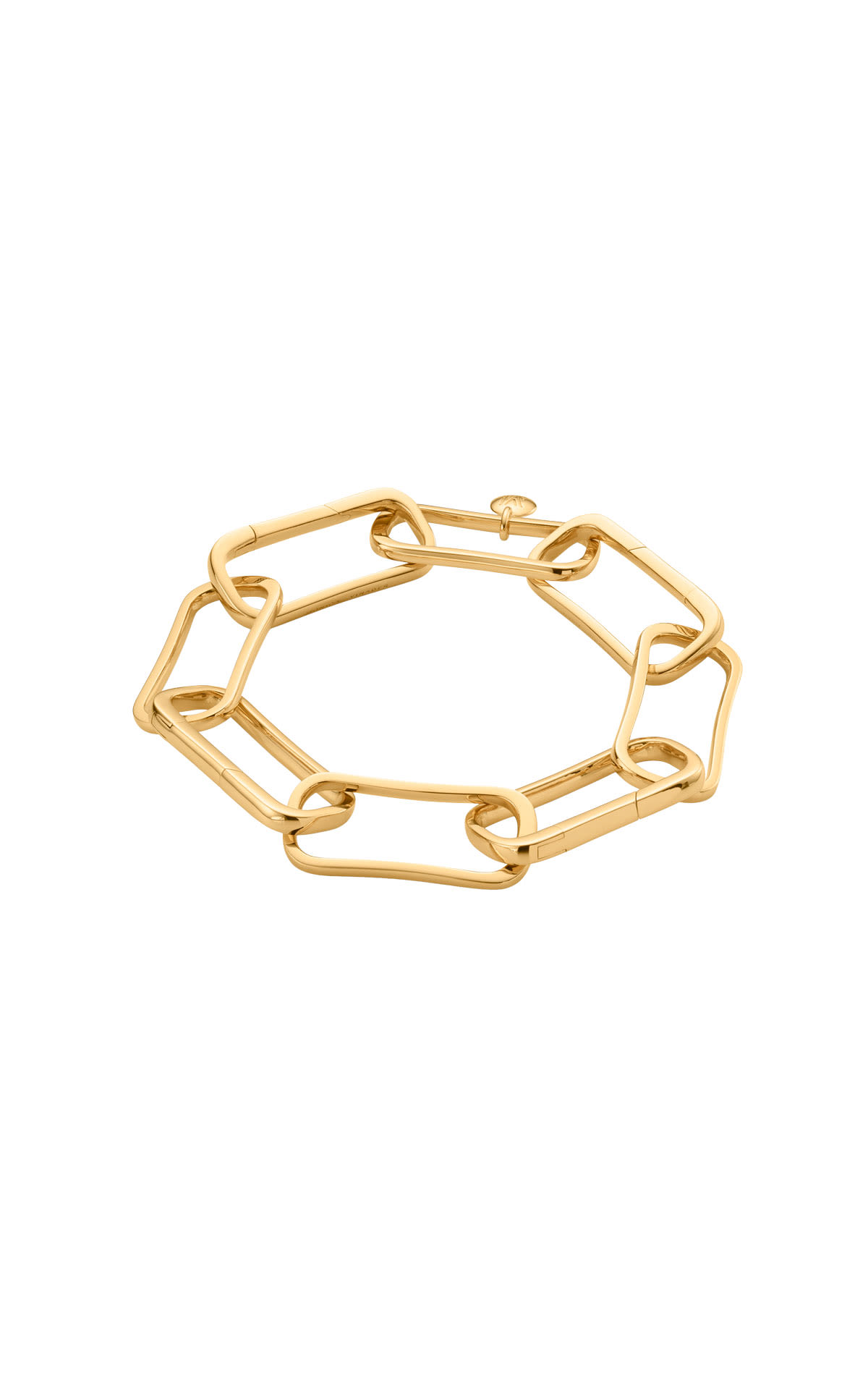 Monica Vinader 18k Gold Vermeil Alta Capture Large Link Charm Bracelet  from Bicester Village