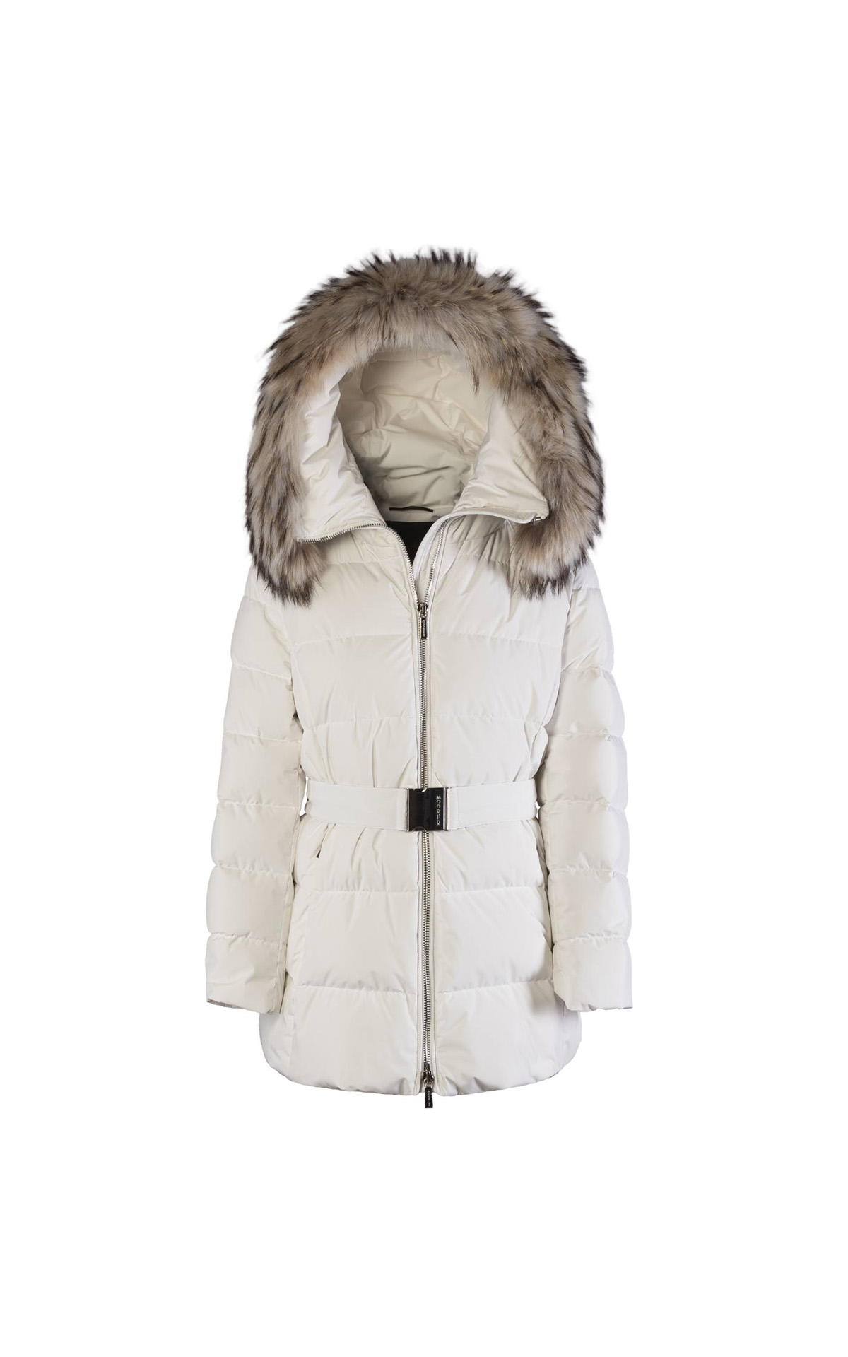  MOORER white Akari-Stp down jacket         