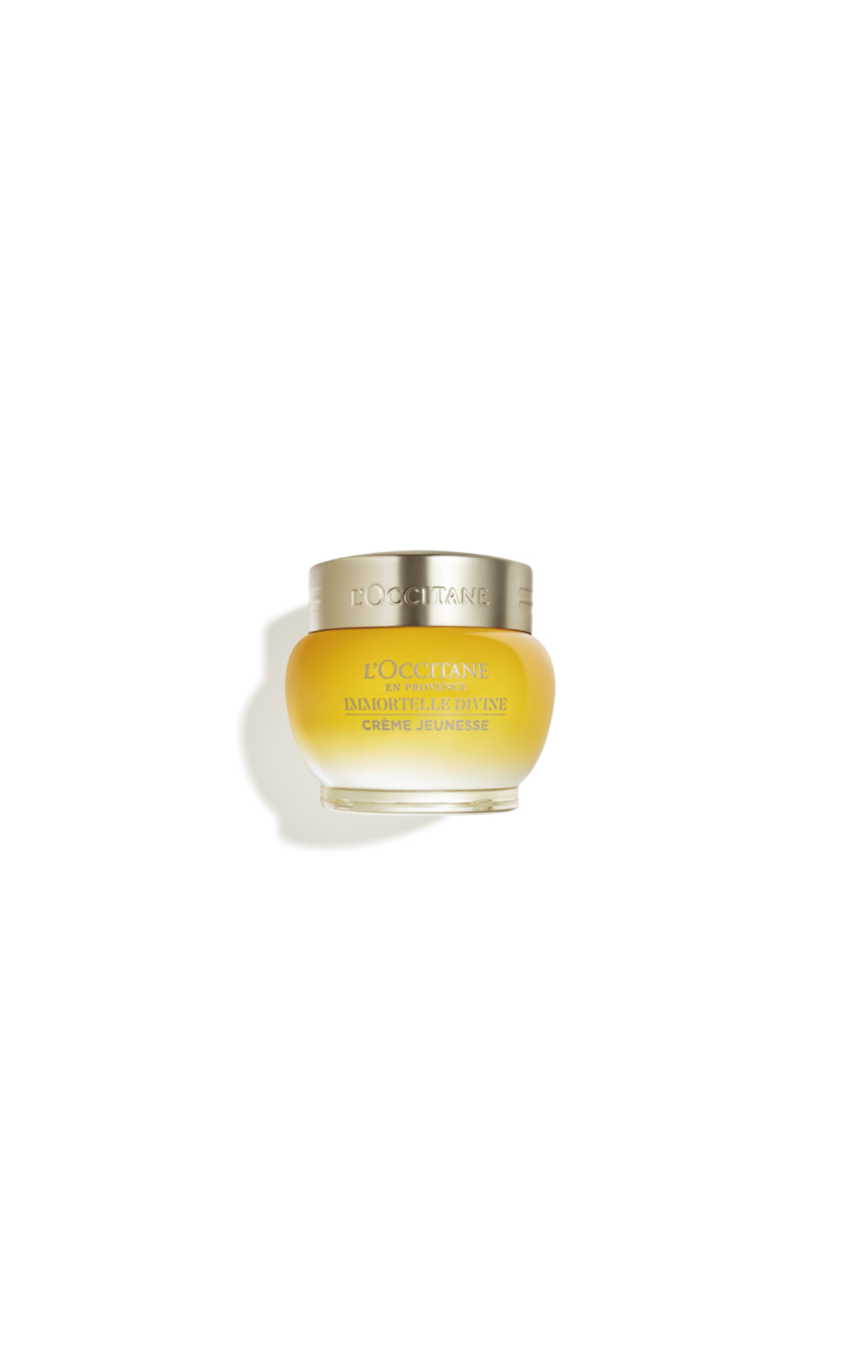  L'Occitane Face Cream in a gold-coloured jar
