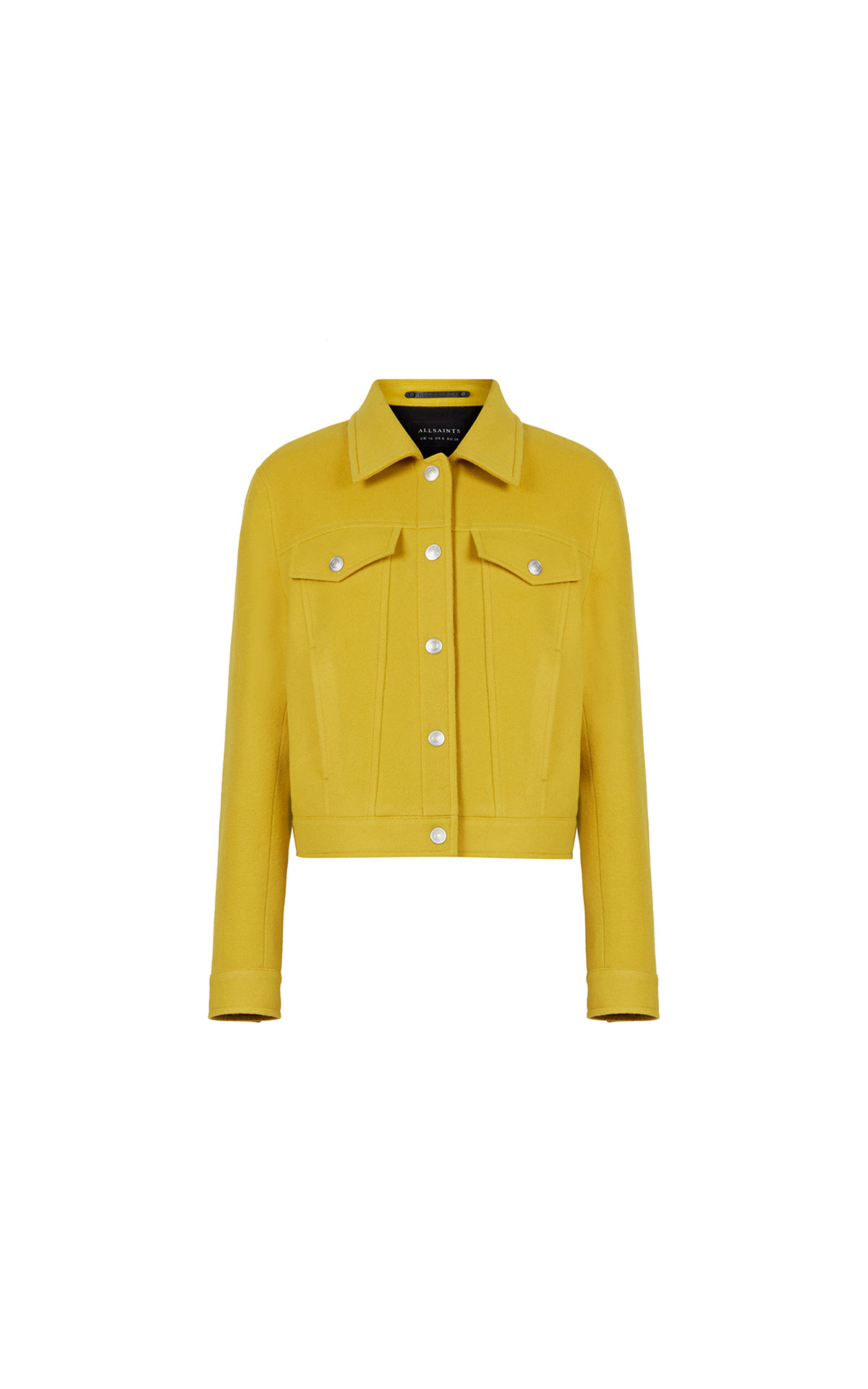 AllSaints Acey jacket chartreuse green from Bicester Village