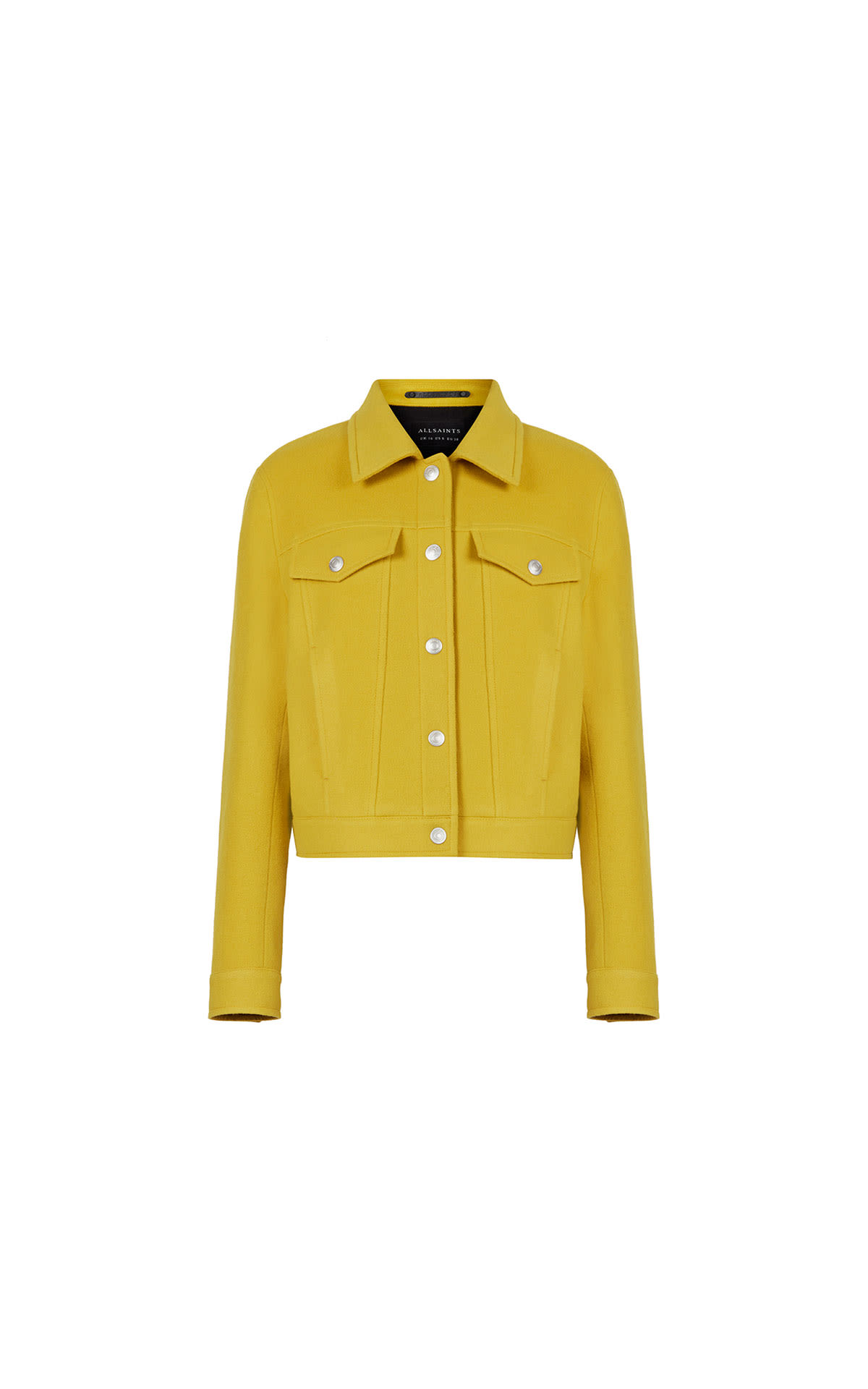 AllSaints Acey jacket chartreuse green from Bicester Village