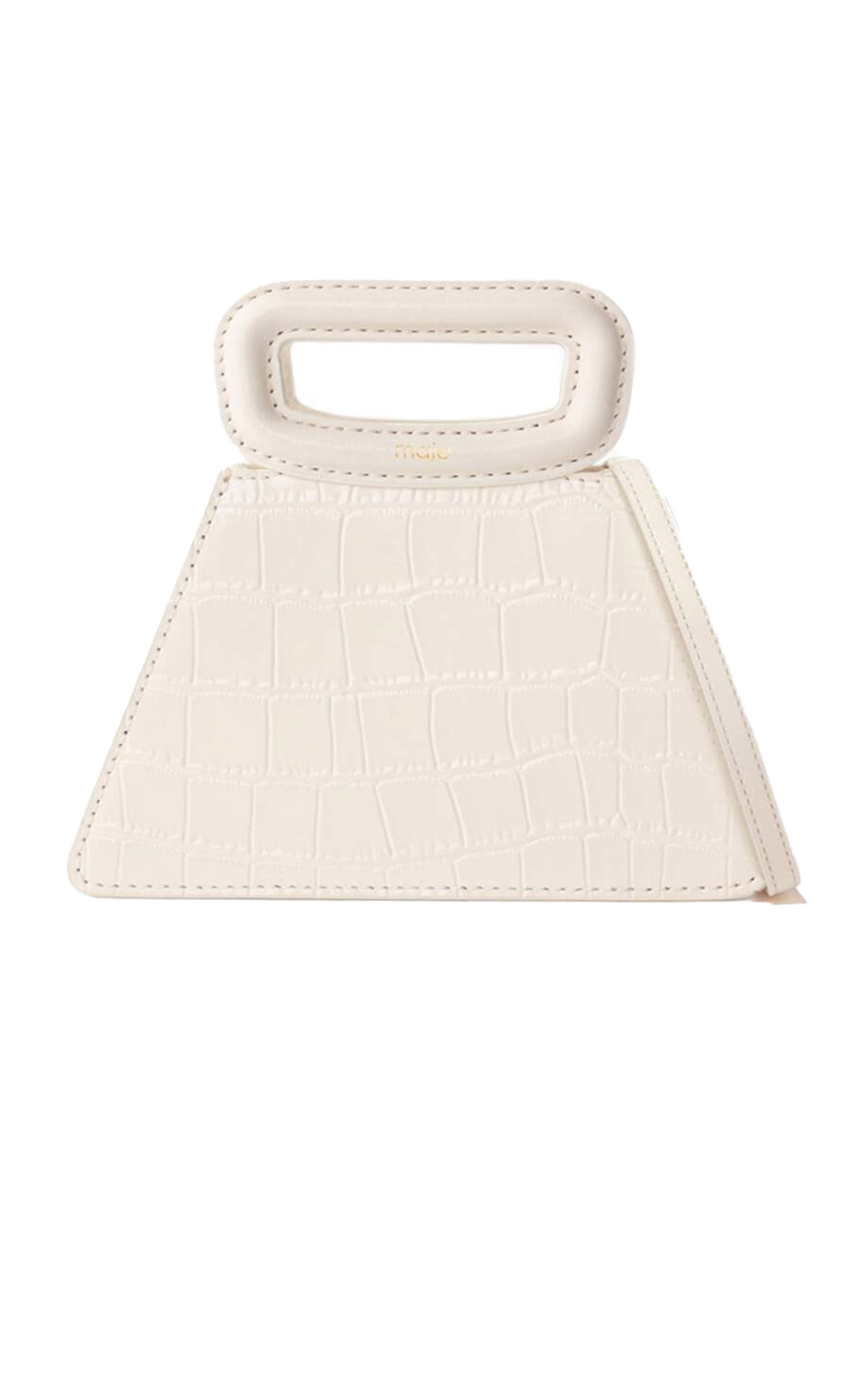 Nude triangle bag Maje