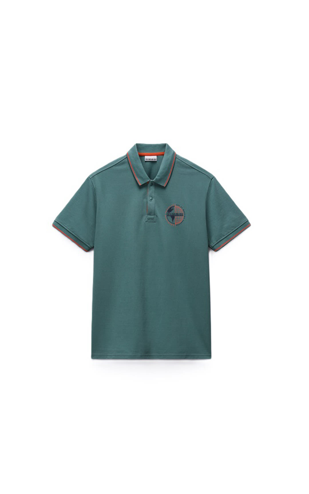 Napapijri green polo shirt