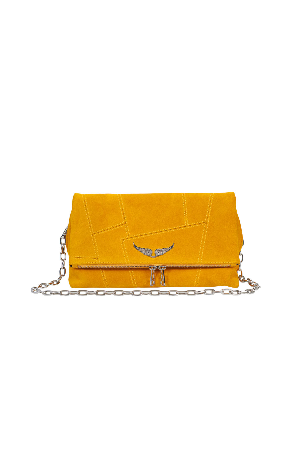 Mustard yellow shoulder bag zadig & Voltaire