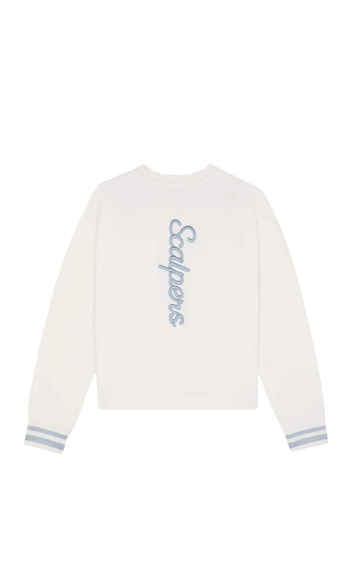 Sudadera blanca sin capucha scalpers woman outlet madrid las rozas village