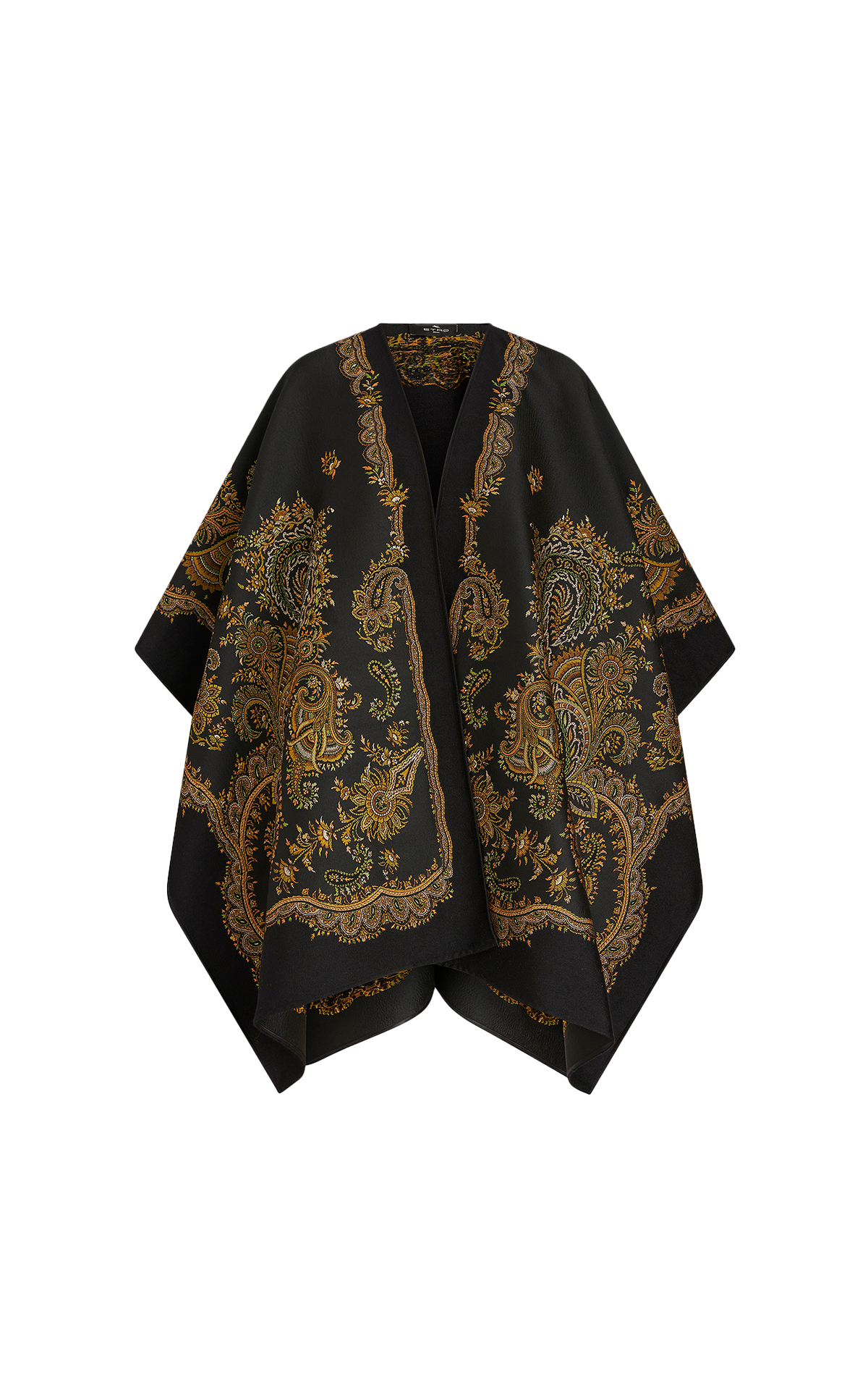 ETRO Black and gold cape