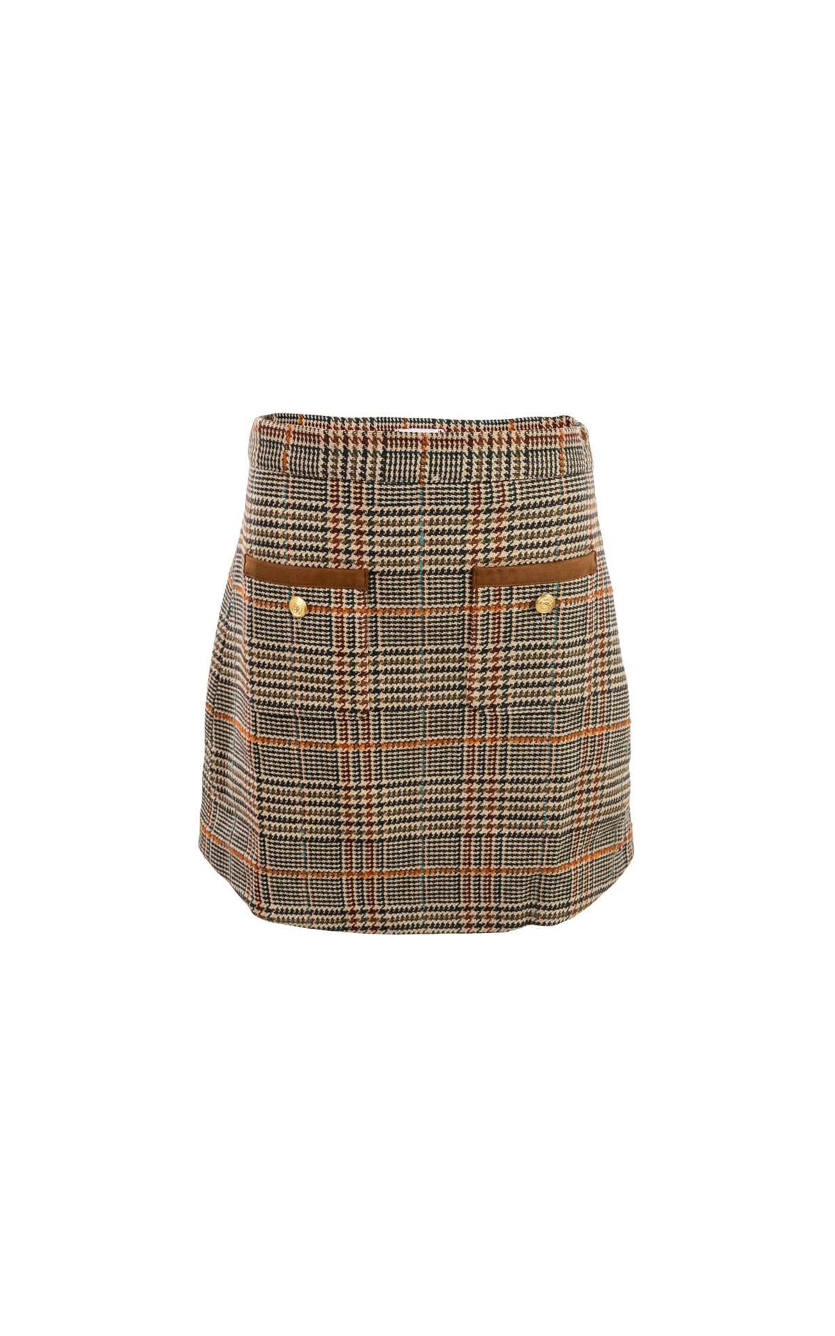  TMMY HILFIGERT Checked mini skirt
