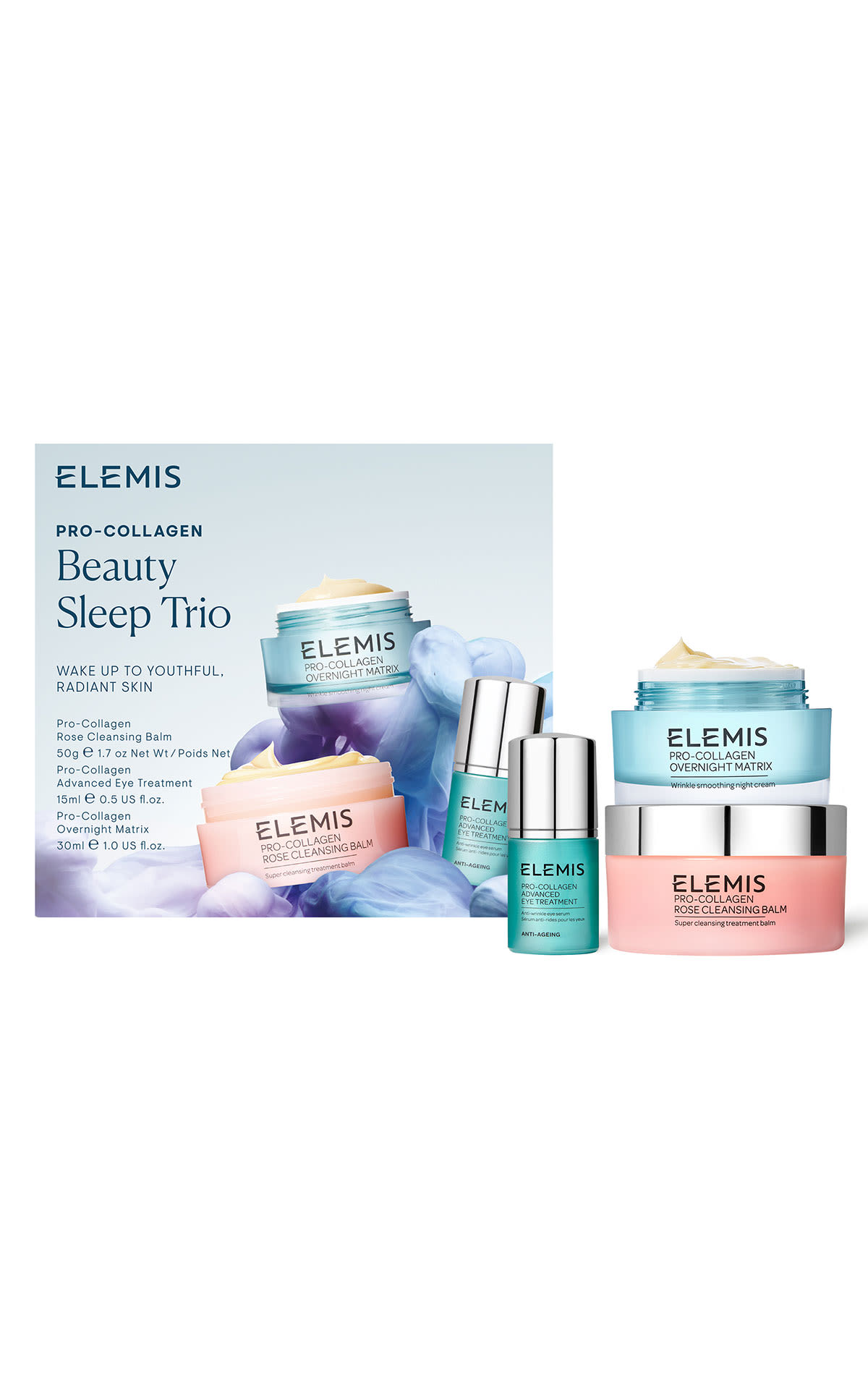 ELEMIS Pro-Collagen Beauty sleep trio from Bicester Village