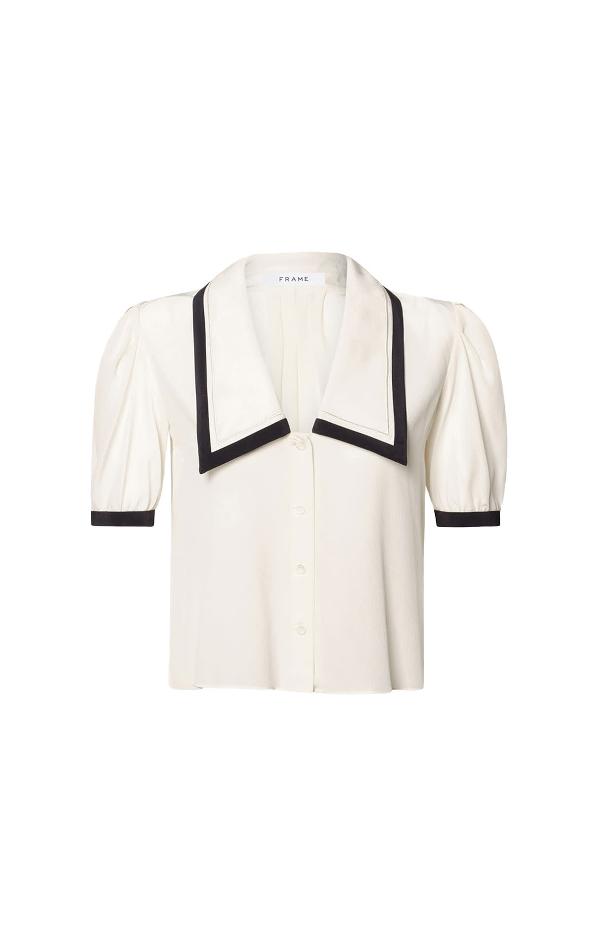 Frame Sailor blouse cream from Bicester Village