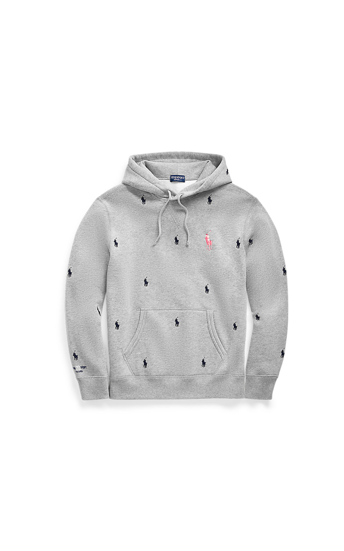 polo pink pony hoodie