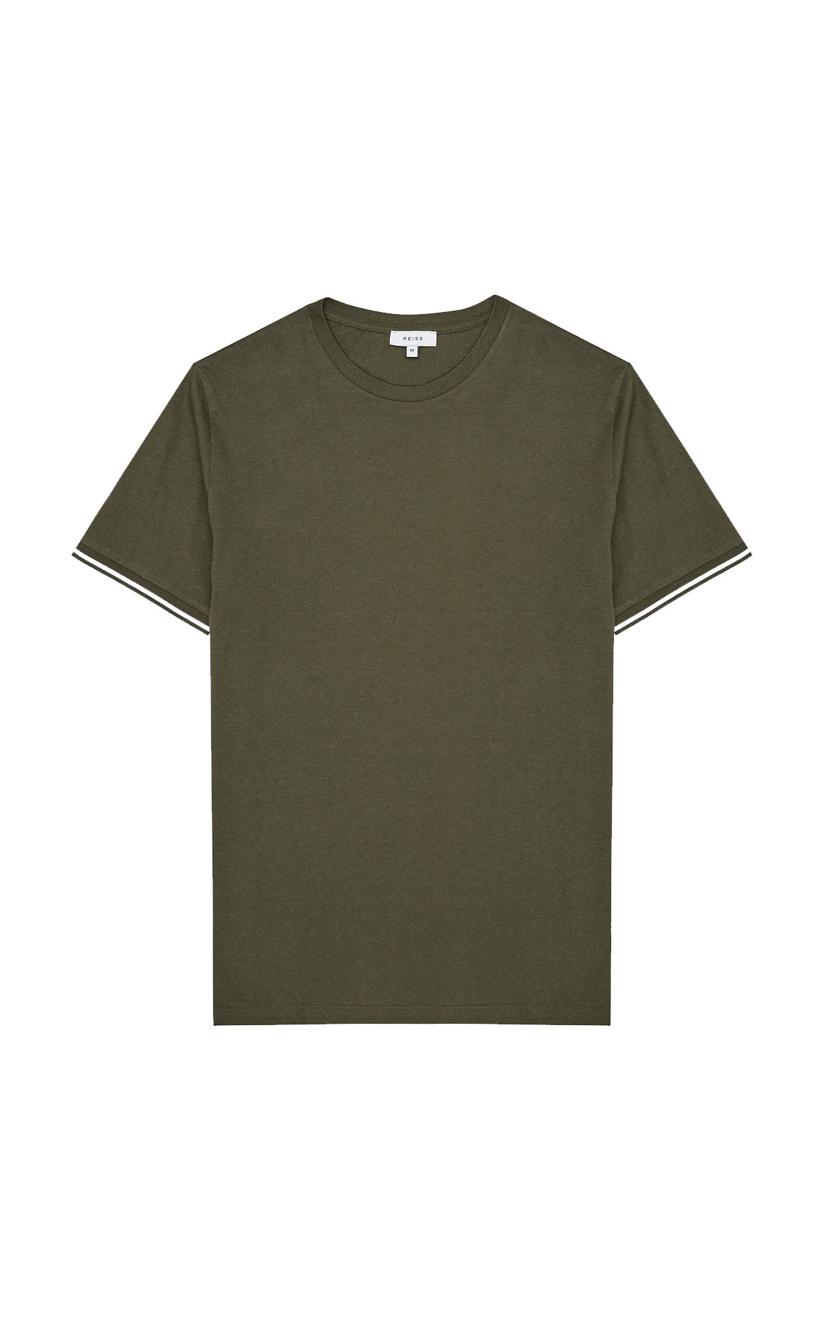 Reiss Harrison army green t-shirt from Bicester Village