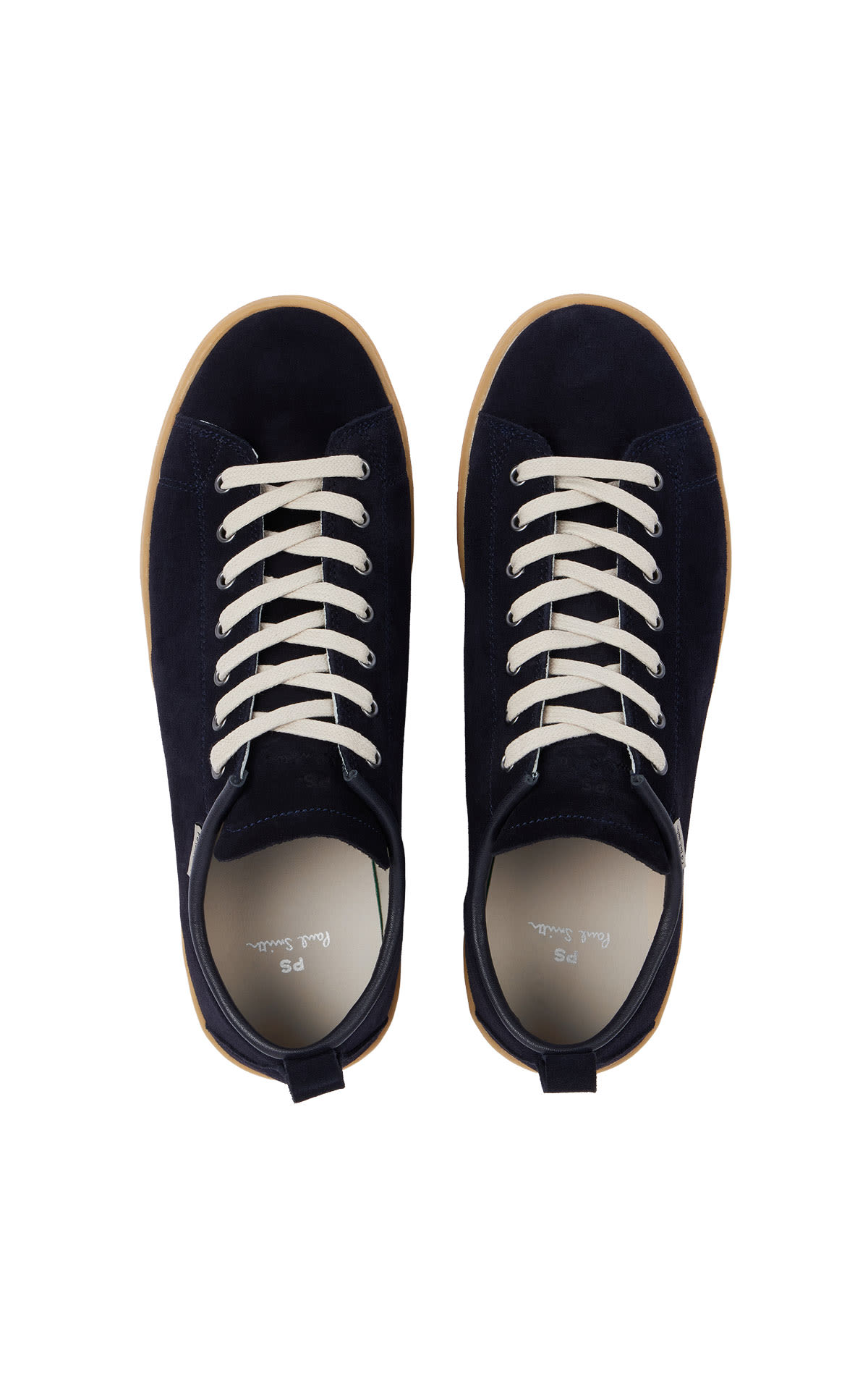 Paul Smith Navy suede miyata sneaker from Bicester Village