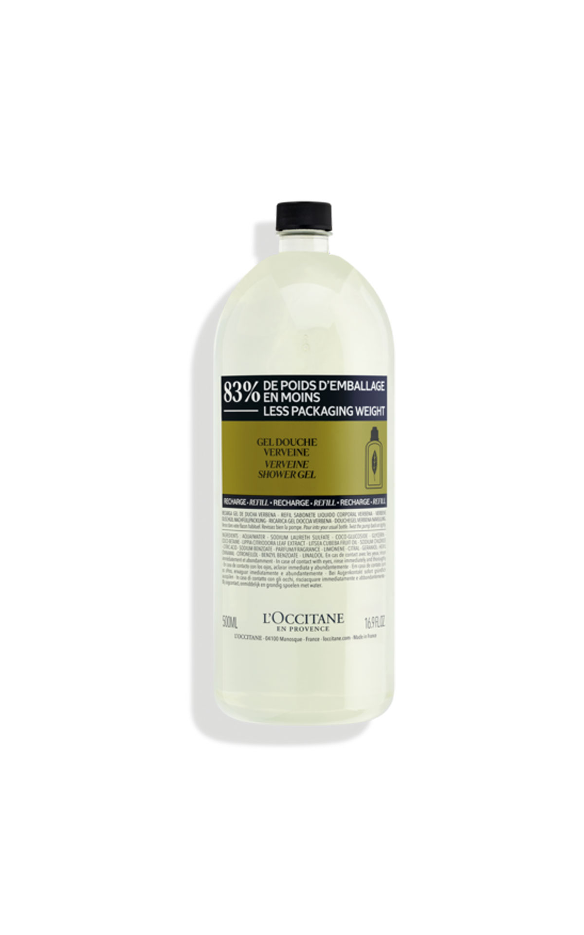 L'Occitane Verbena shower gel refill from Bicester Village