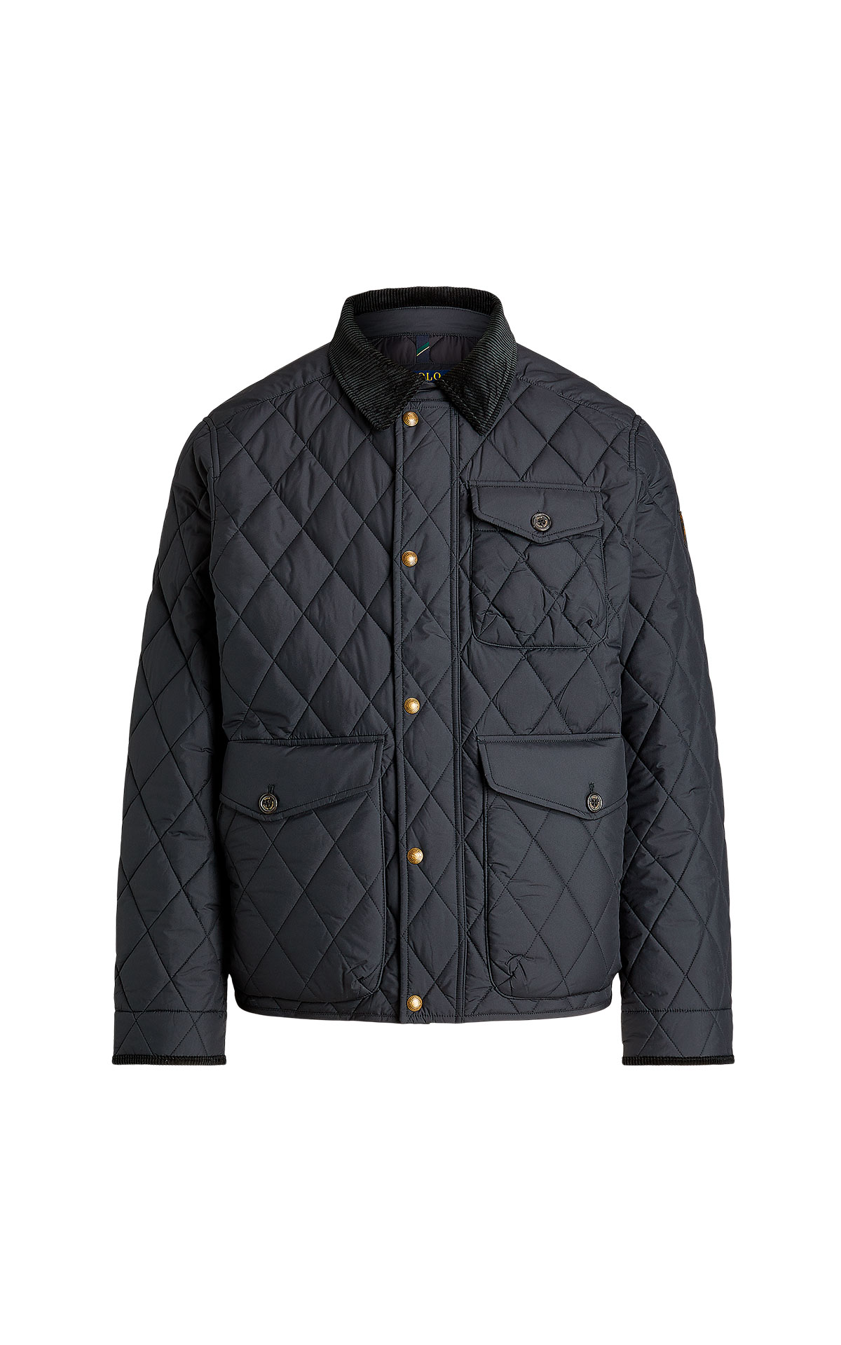 Navy blue quilted jacket with pockets Polo ralh Lauren Men