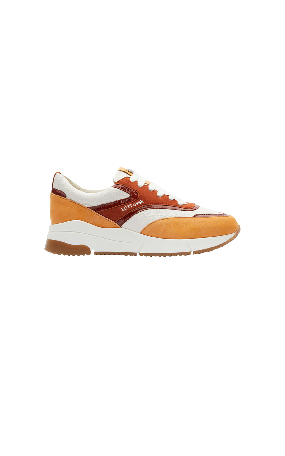 Orange and brown sneakers Lottusse
