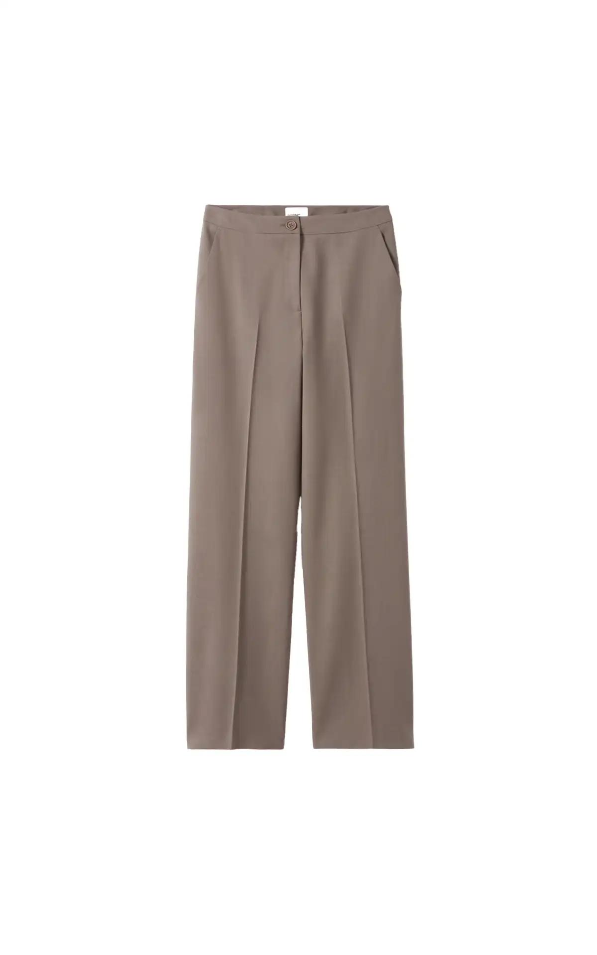 Claudie Pierlot Pantalon tailleur droit taupe La Vallée Village