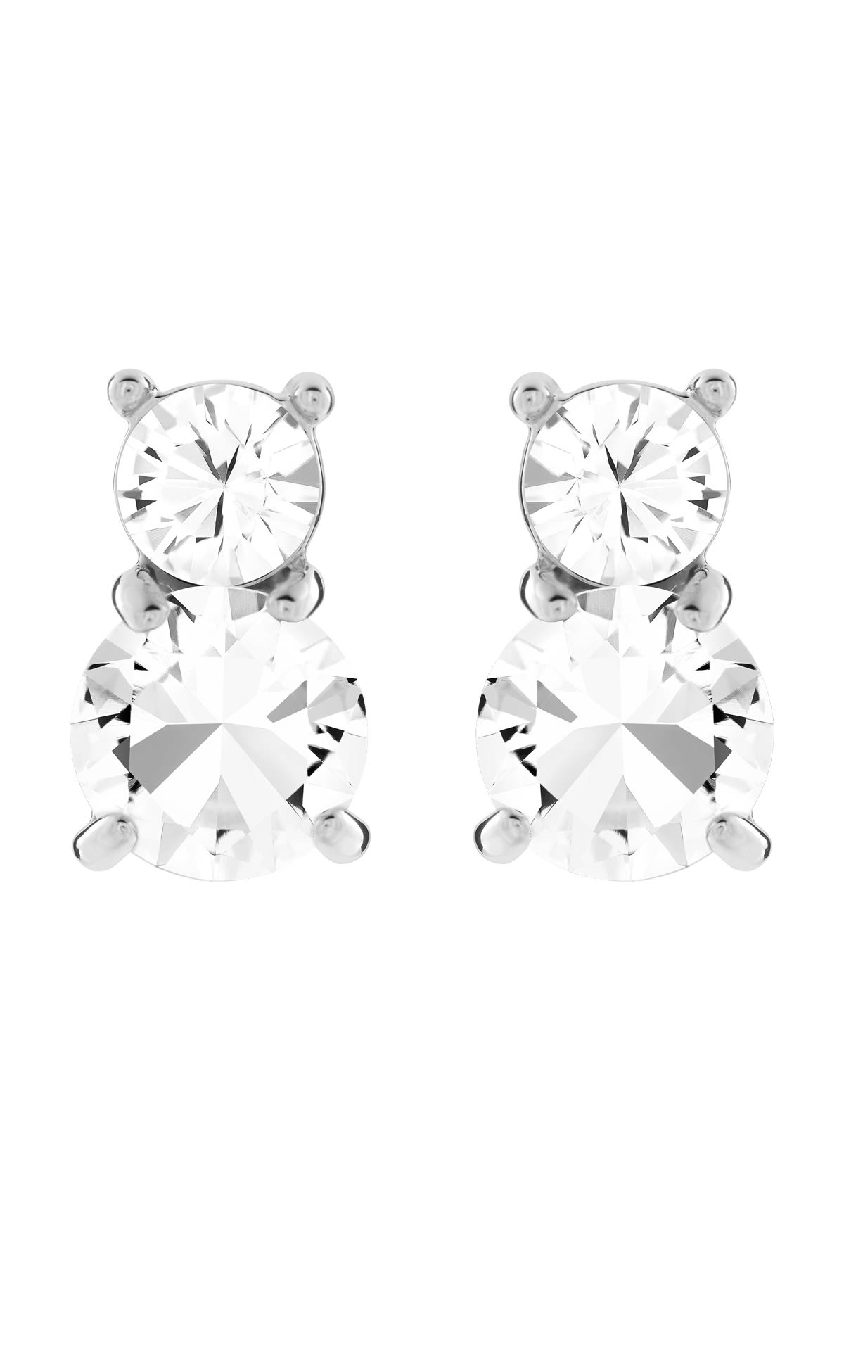 Pendiente de diamantes en forma de oso Swarovski