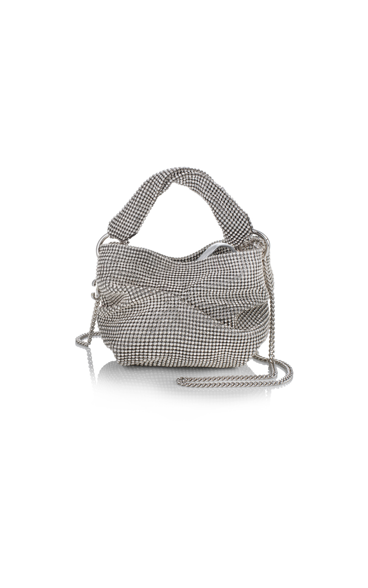 Silver handbag jimmy choo outlet madrid las rozas village