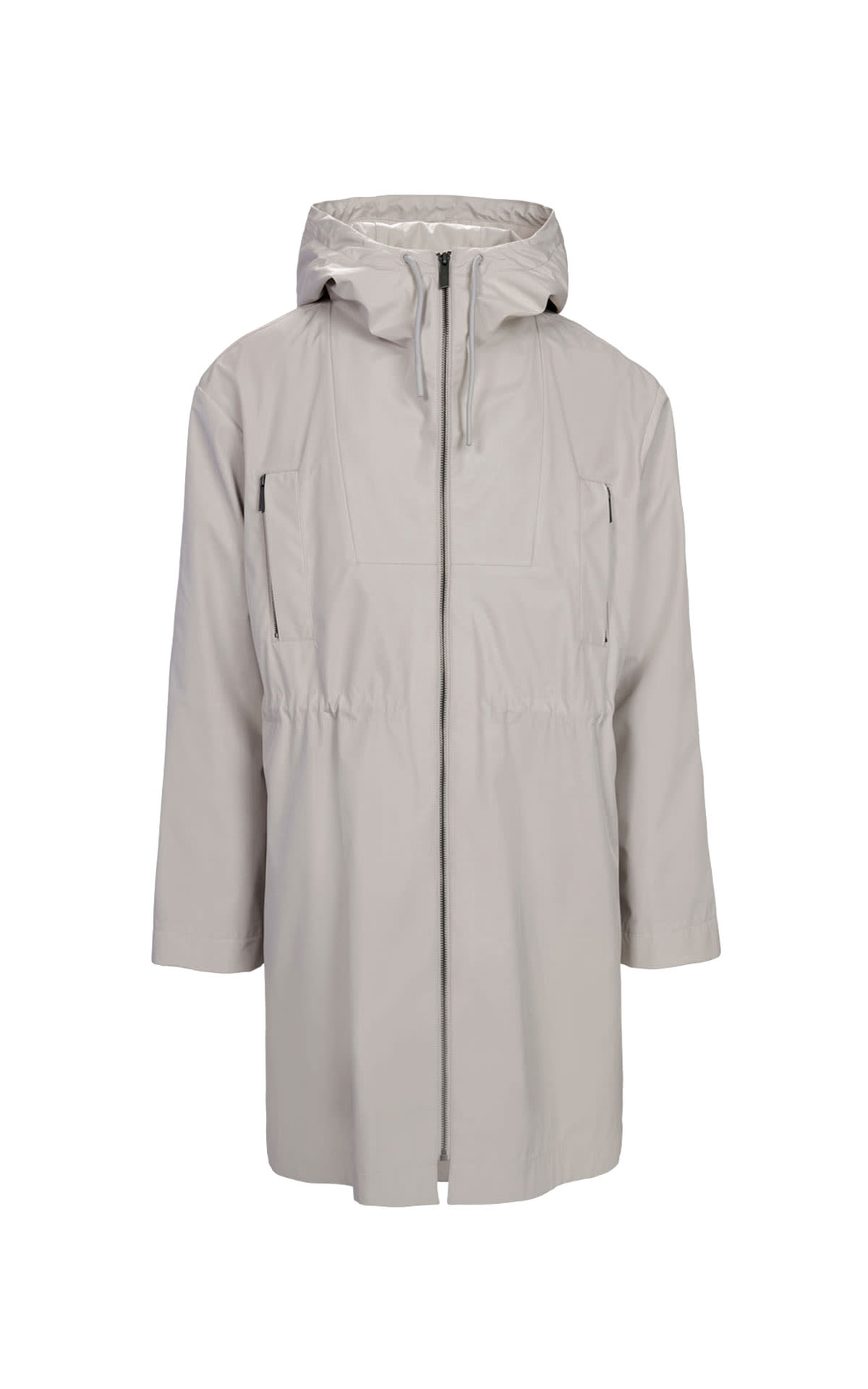 Chaqueta larga gris Adolfo Dominguez