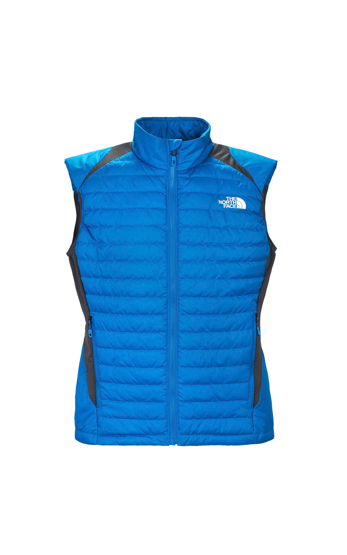 Blue quilted vest the north face outlet barcelona la roca village