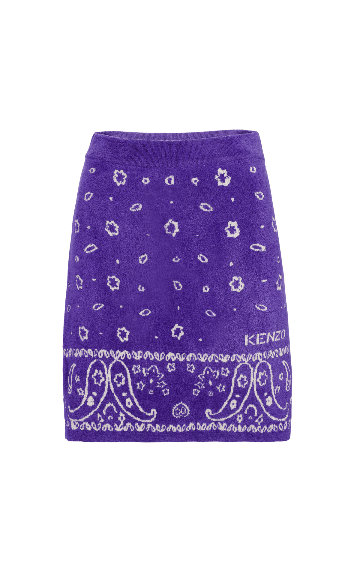 Lilac skirt with print KENZO