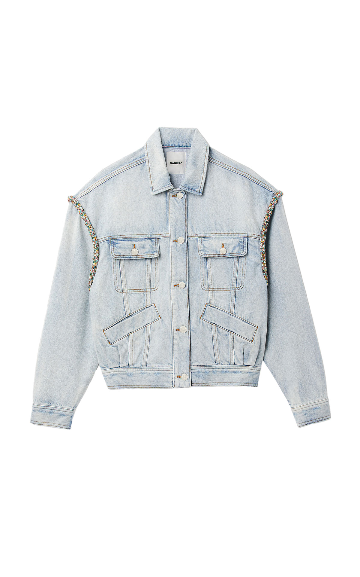 Denim jacket Sandro outlet madrid las rozas village