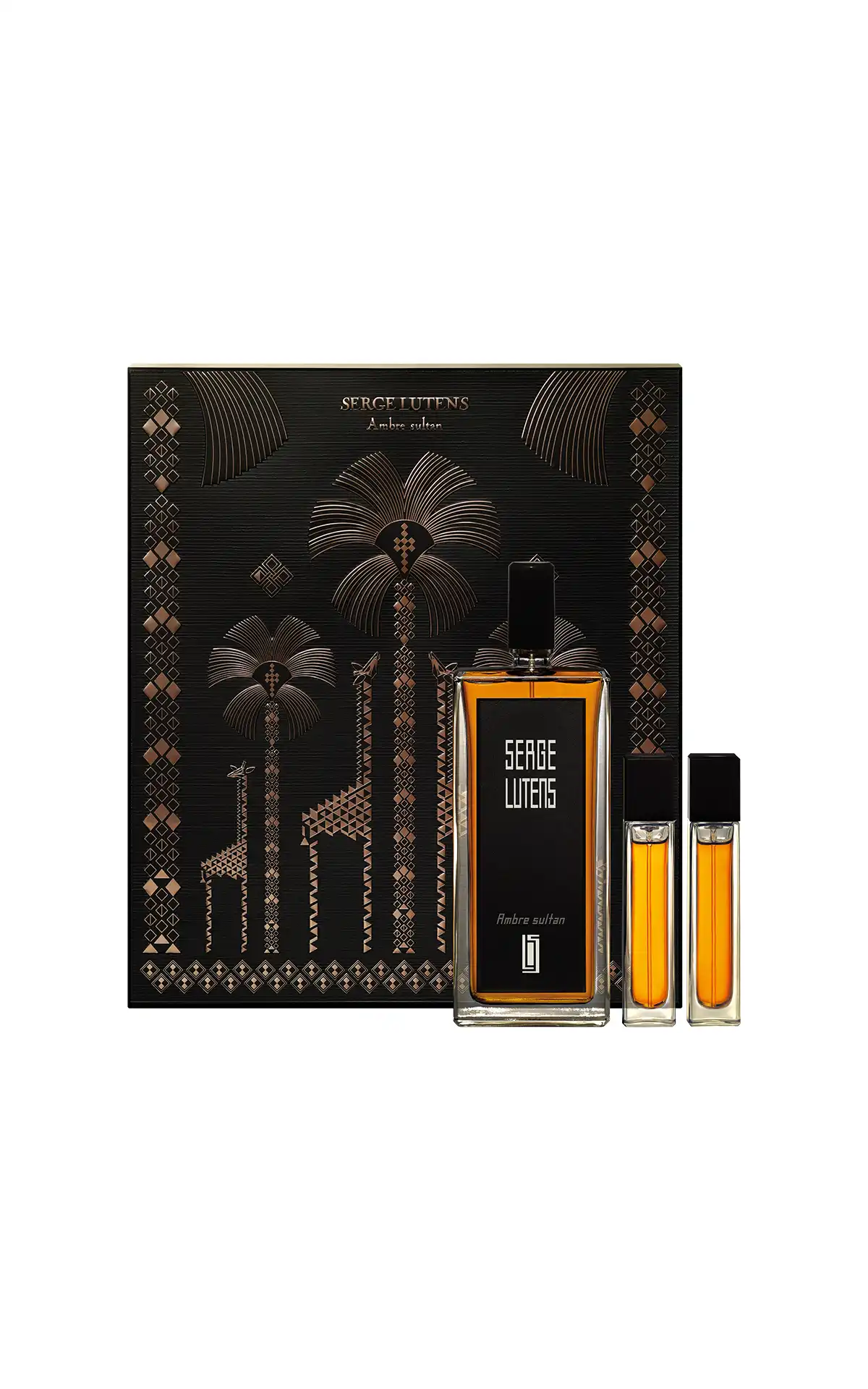 Beauté Prestige International Serge Lutens Coffret parfum Ambre Sultan 100mL + 2x10mL La Vallée Village