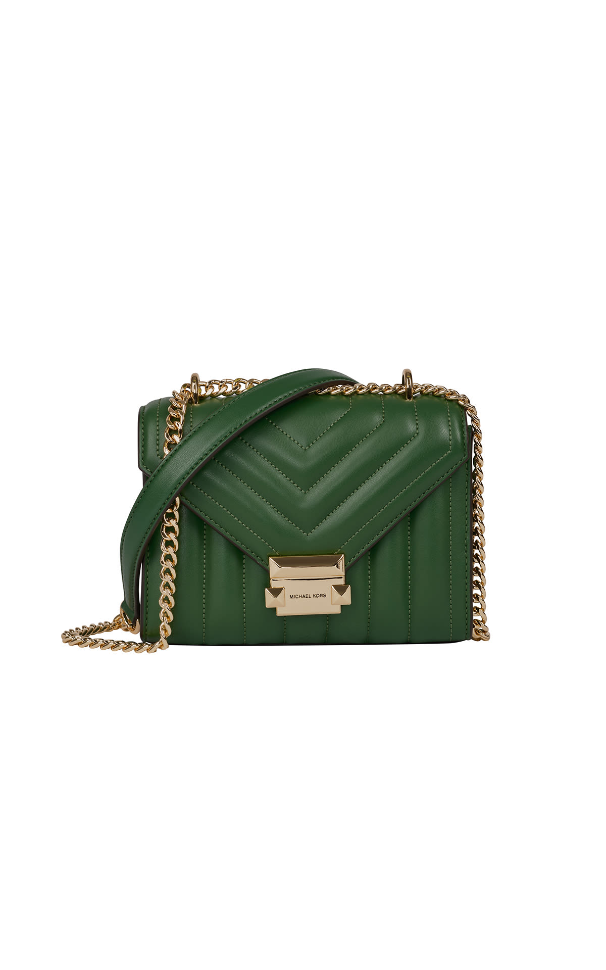 Green quilted bag Michael Kors outlet madrid las rozas village