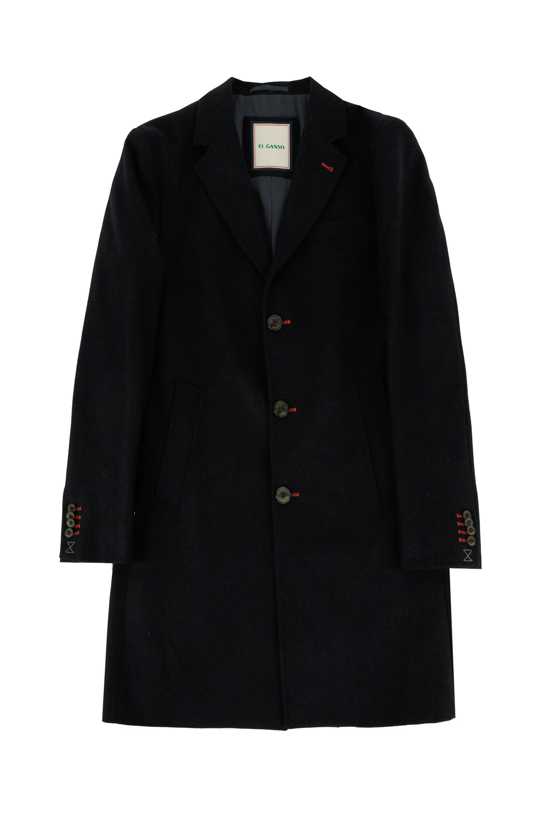 Long black wool coat el ganso outlet madrid las rozas village