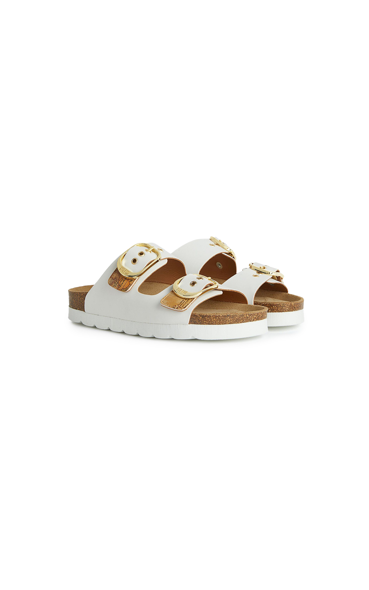 Alviero Martini white and baige sandals