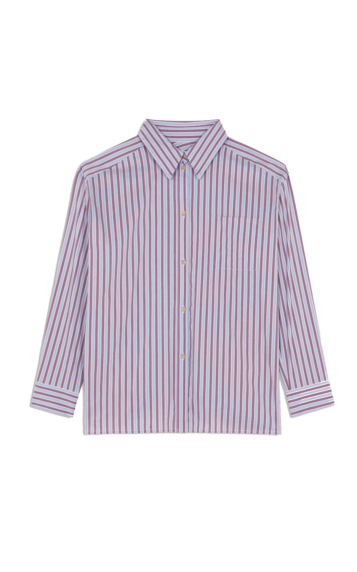 Long-sleeved striped shirt ba&sh