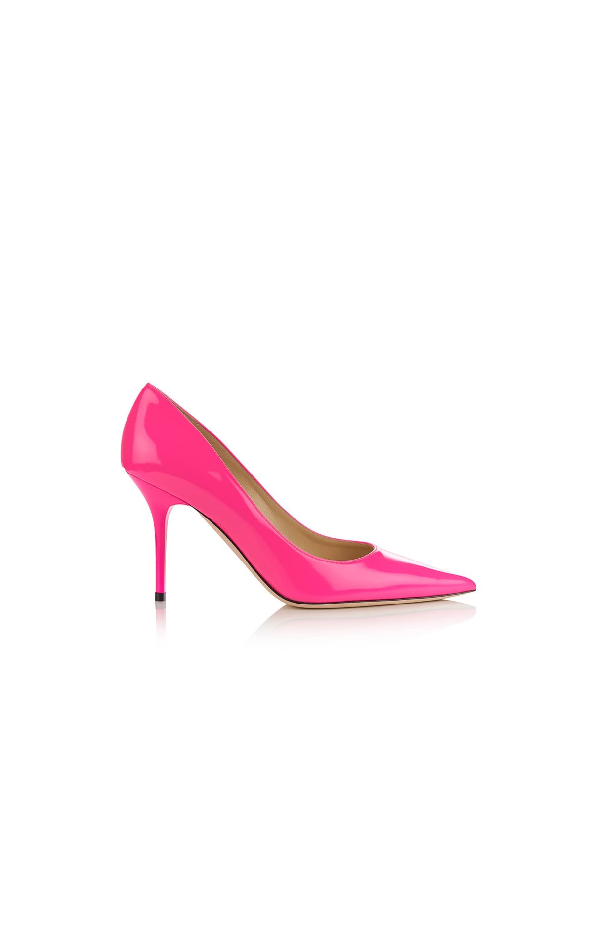 Neon pink stiletto heel shoe Jimmy choo