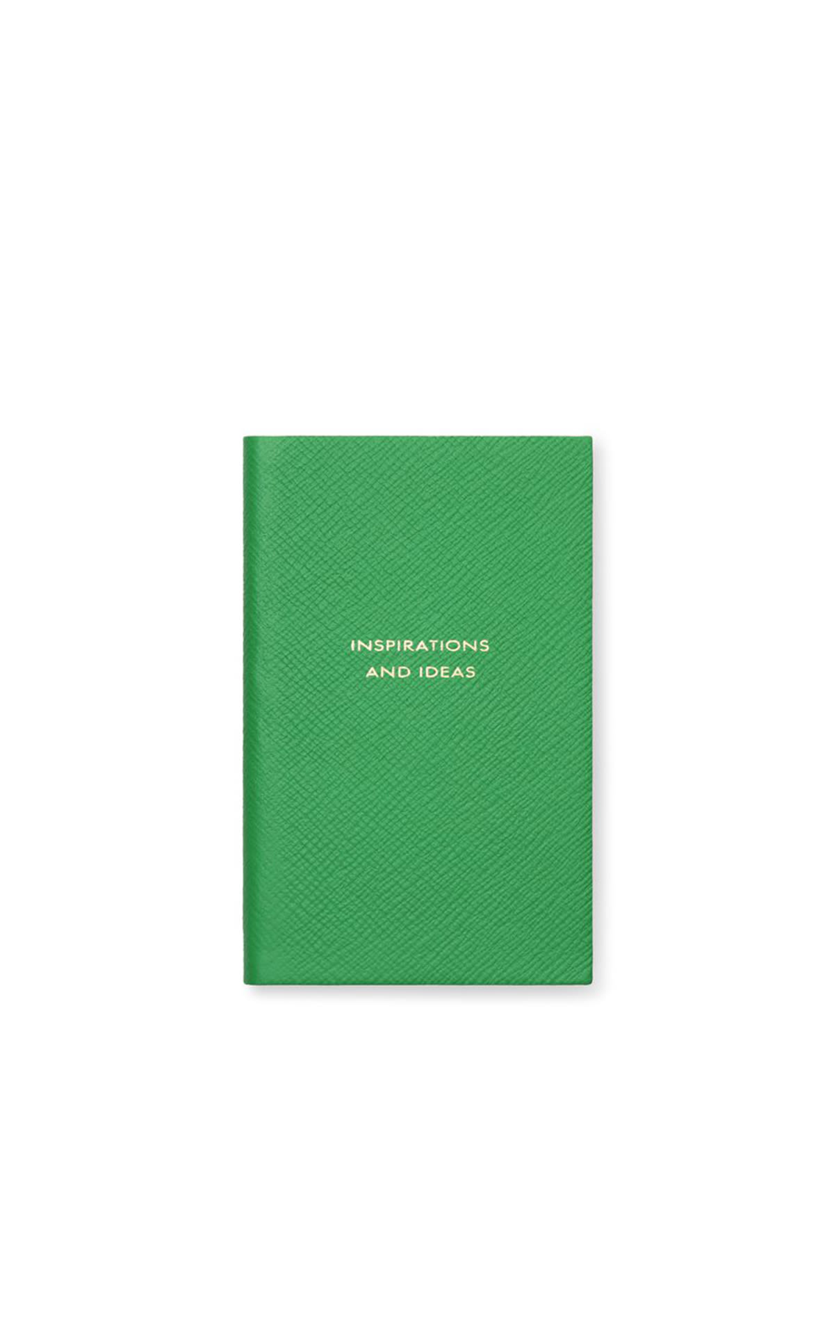 Smythson Panama inspirations and ideas notebook emerald from Bicester Village