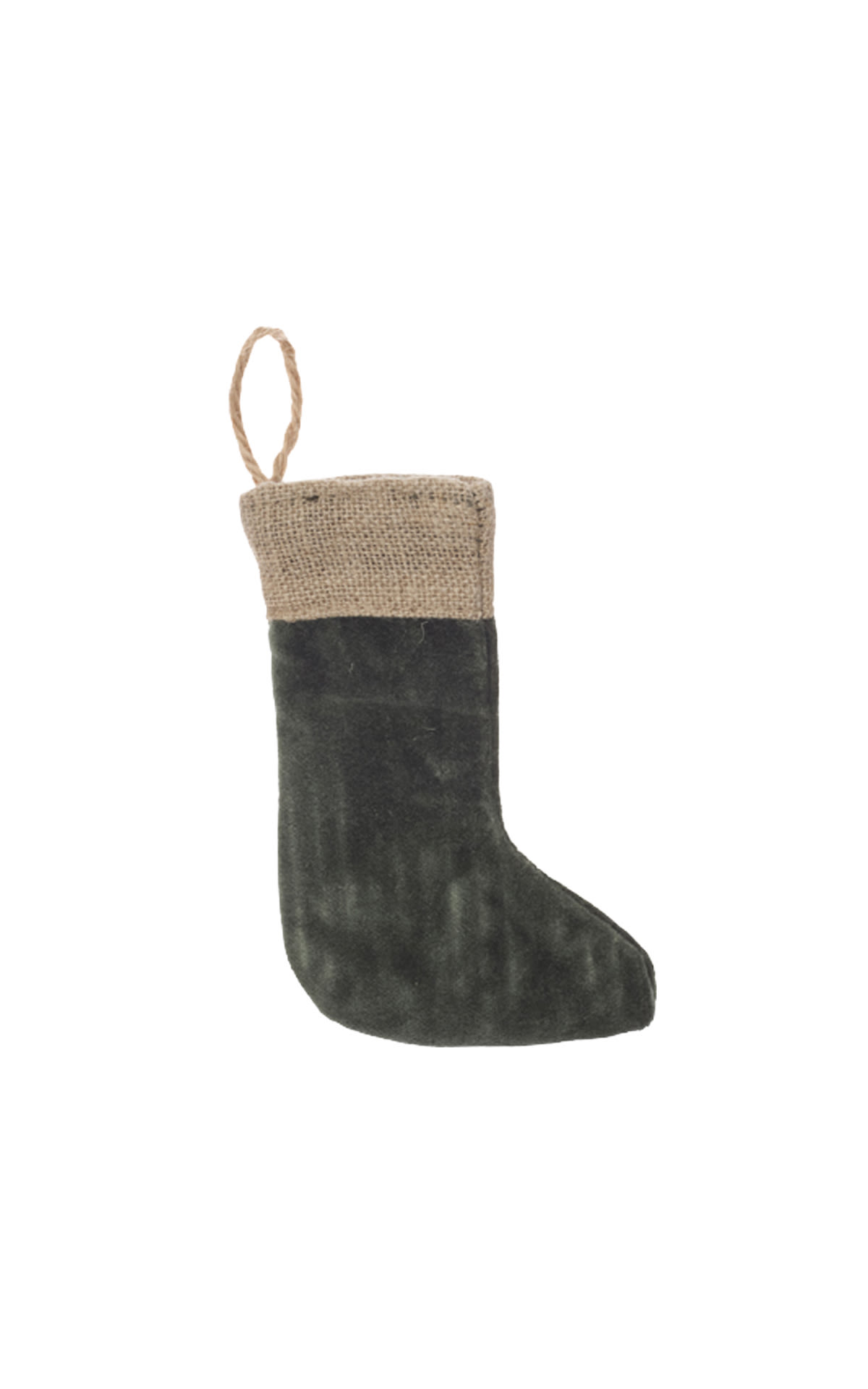 Nkuku Mini stocking karru green from Bicester Village