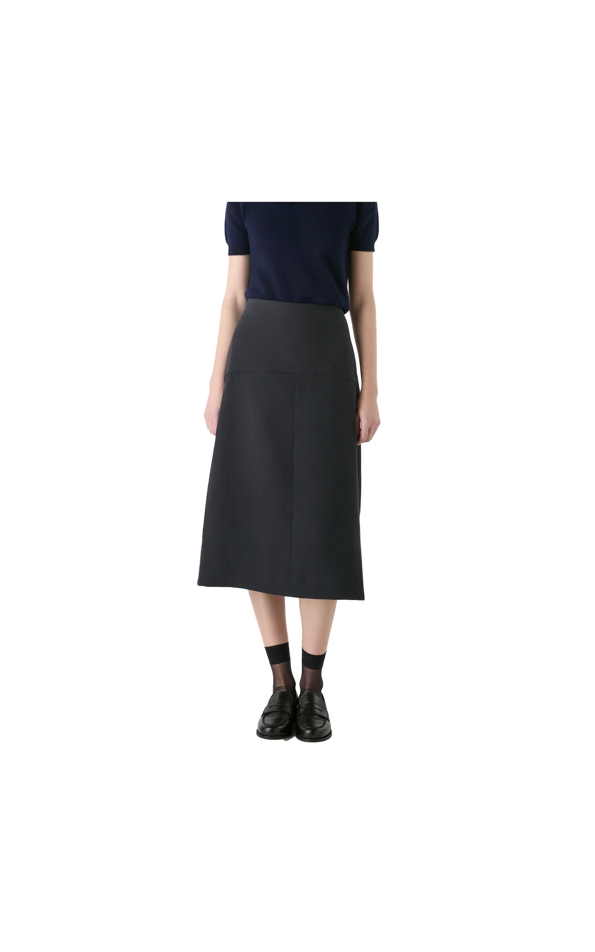 Bamford Linen skirt black from Bicester Village