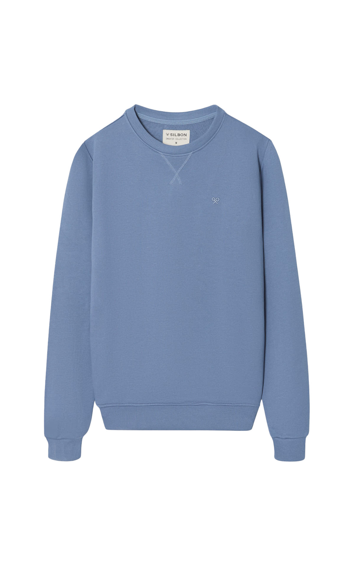 Silbon summer sweatshirt indigo blue silbon outlet madrid las rozas village